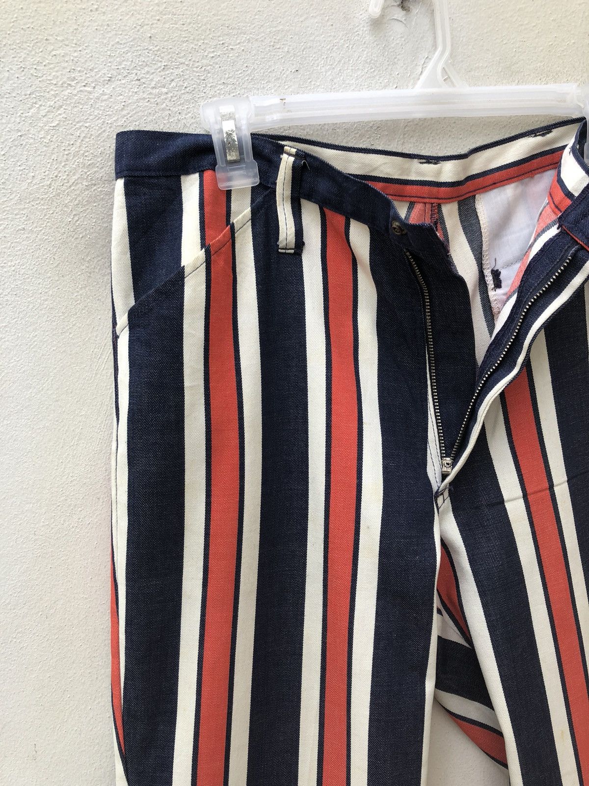 Vintage Vintage 60s 70s HONDO Border Striped Flare Pant Size US 32 / EU 48 - 9 Thumbnail