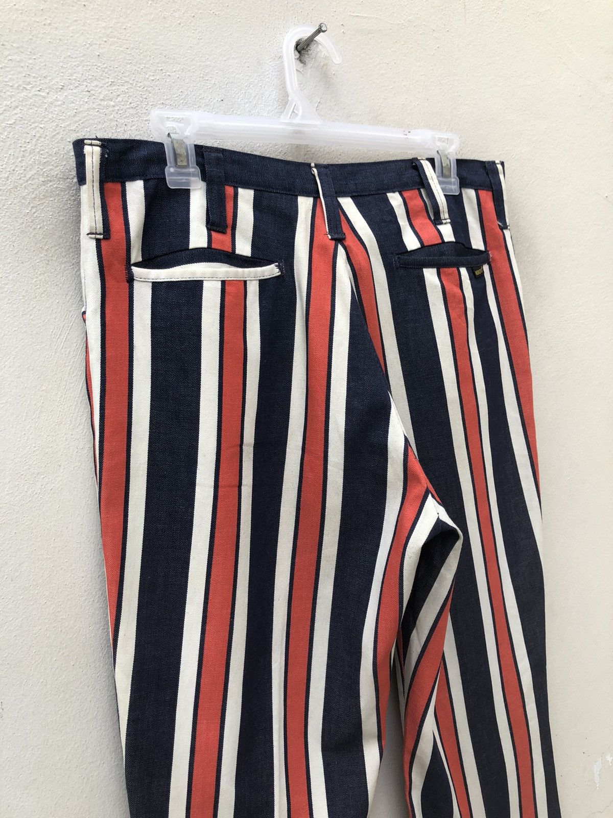 Vintage Vintage 60s 70s HONDO Border Striped Flare Pant Size US 32 / EU 48 - 17 Thumbnail