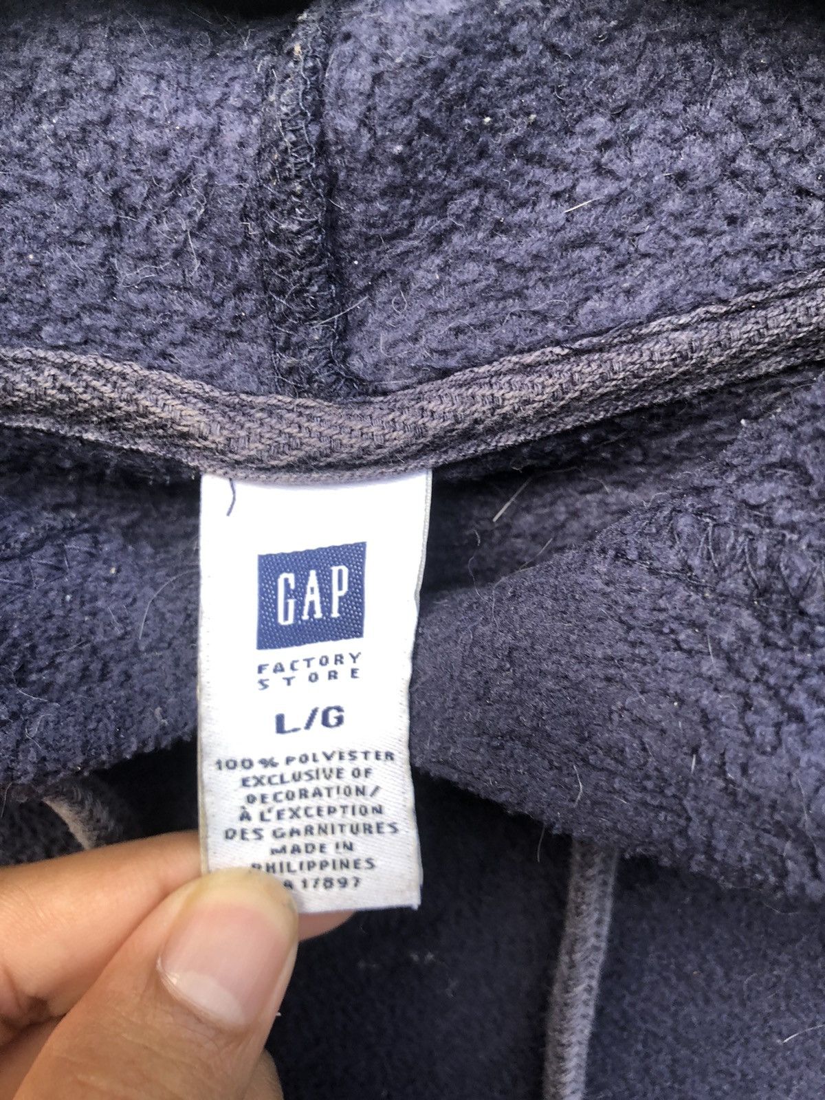 Gap Vintage Gap Spell Out Hoodies Size US L / EU 52-54 / 3 - 4 Thumbnail