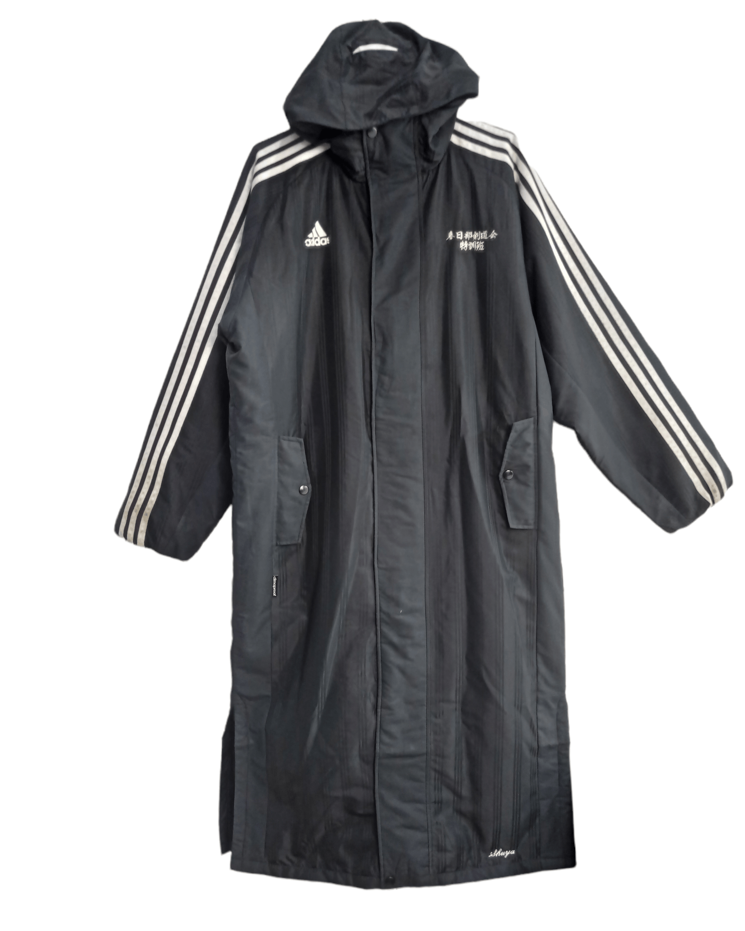 Adidas Adidas Big Logo Long Jacket Hoodie Size US M / EU 48-50 / 2 - 2 Thumbnail