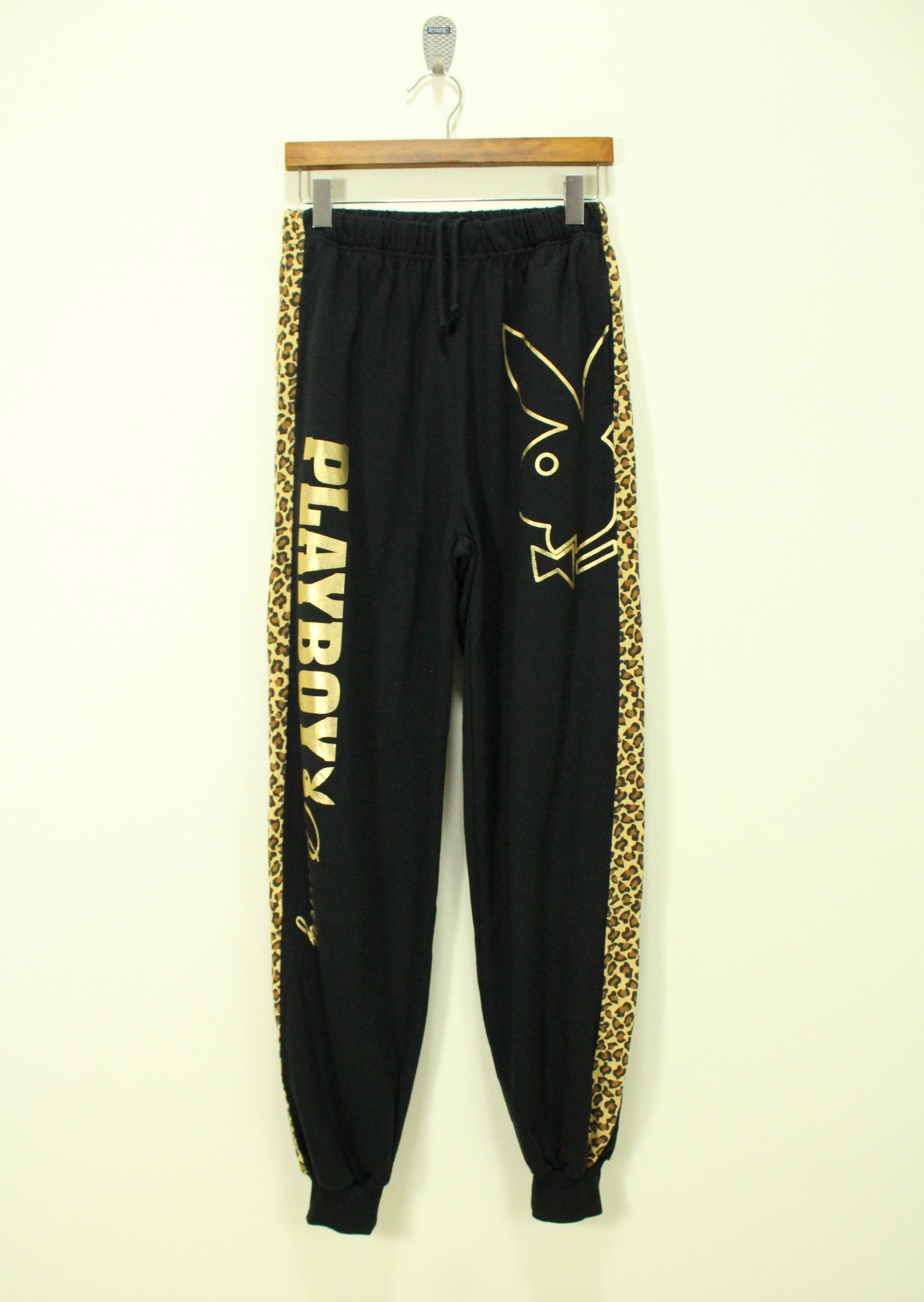 Playboy PLAYBOY Sweatpants Jogger Pants Big Logo Spell Out Print Size US 30 / EU 46 - 1 Thumbnail