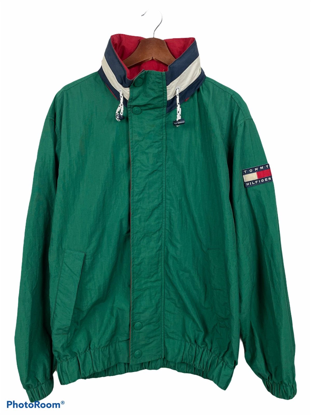 Tommy Hilfiger Spell Out Hooded Jacket