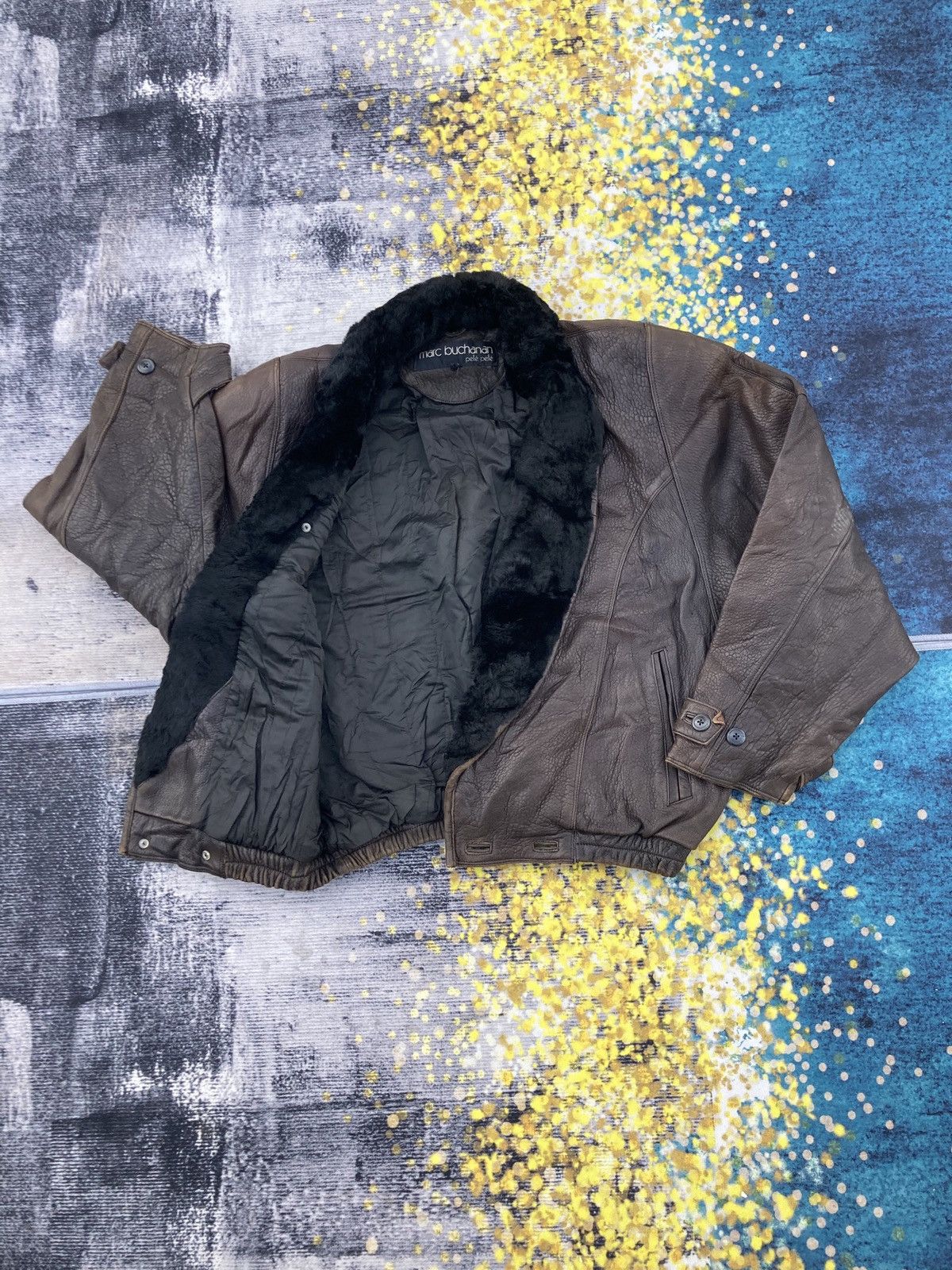 Pelle Pelle Marc Buchanan Sherpa Leather Jacket Size US XL / EU 56 / 4 - 2 Thumbnail