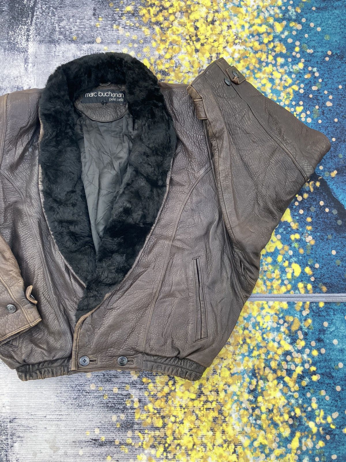 Pelle Pelle Marc Buchanan Sherpa Leather Jacket Size US XL / EU 56 / 4 - 4 Thumbnail