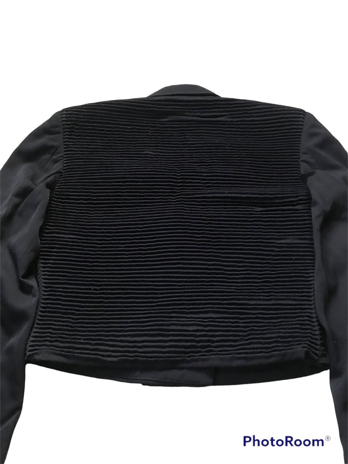 Versace 💥Gianni Versace Balck Cropped Jacket Size M / US 6-8 / IT 42-44 - 5 Thumbnail
