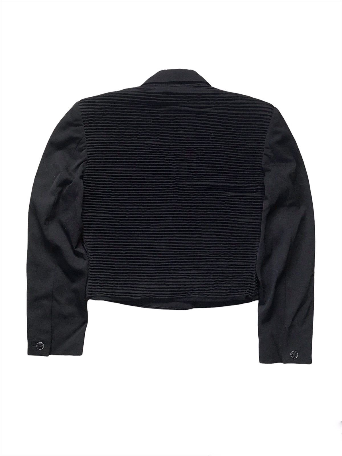 Versace 💥Gianni Versace Balck Cropped Jacket Size M / US 6-8 / IT 42-44 - 3 Thumbnail