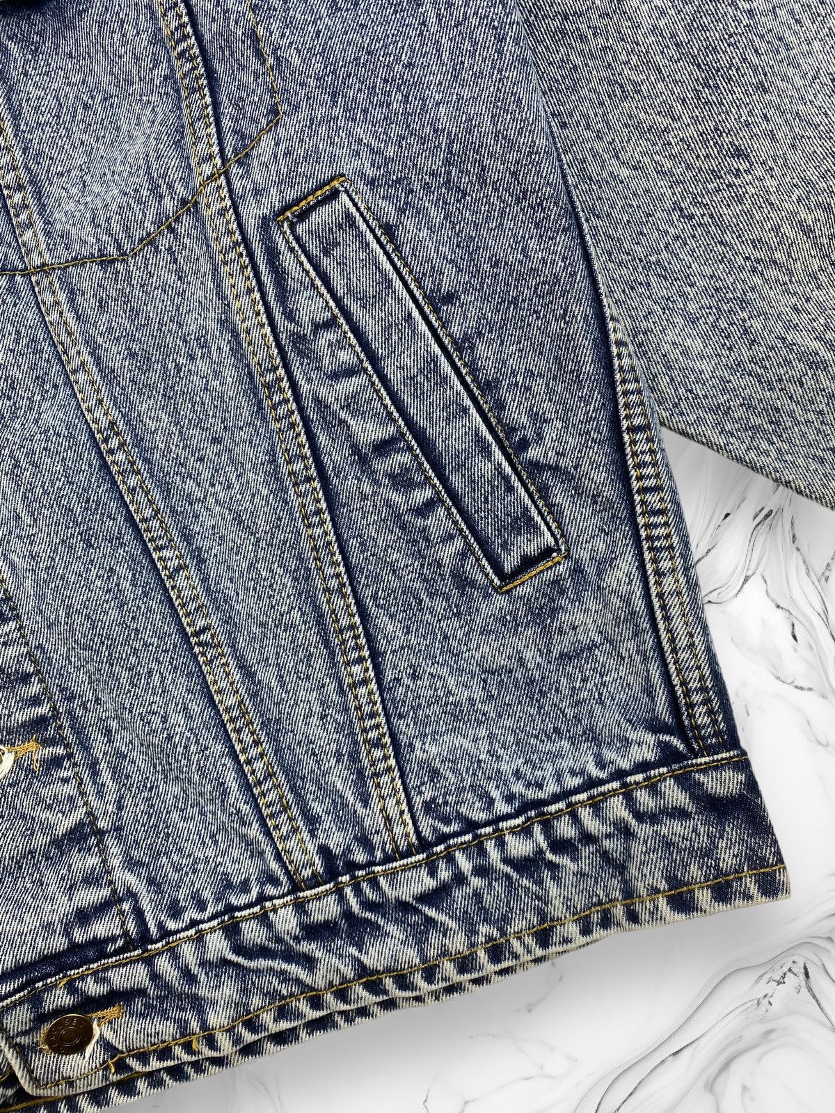 Other Mens Vintage No Excuses Cuses Denim Jacket Size L Size US L / EU 52-54 / 3 - 6 Thumbnail