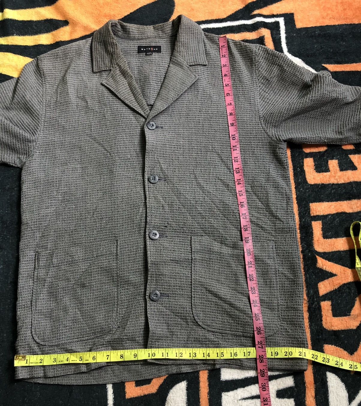 Japanese Brand × Vintage VINTAGE METRONE WOOL DOUBLE POCKET JACKET Size US M / EU 48-50 / 2 - 9 Thumbnail