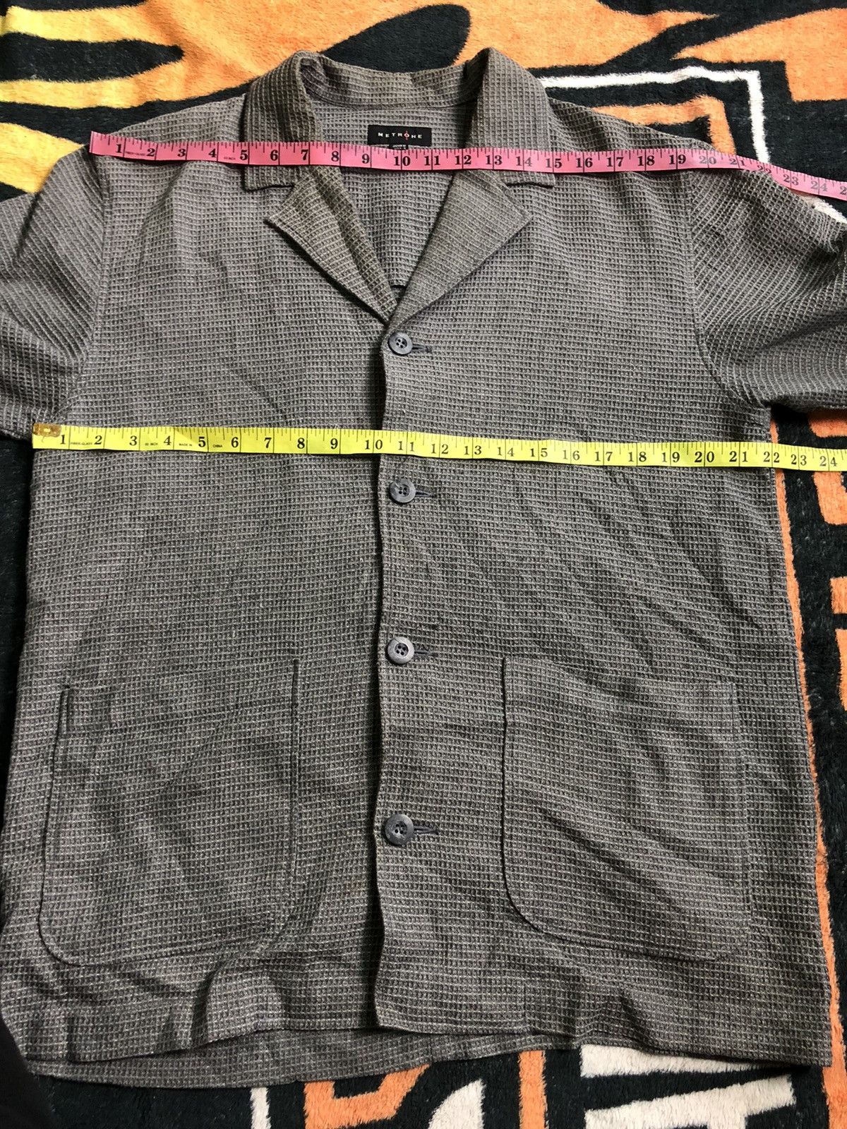 Japanese Brand × Vintage VINTAGE METRONE WOOL DOUBLE POCKET JACKET Size US M / EU 48-50 / 2 - 8 Thumbnail