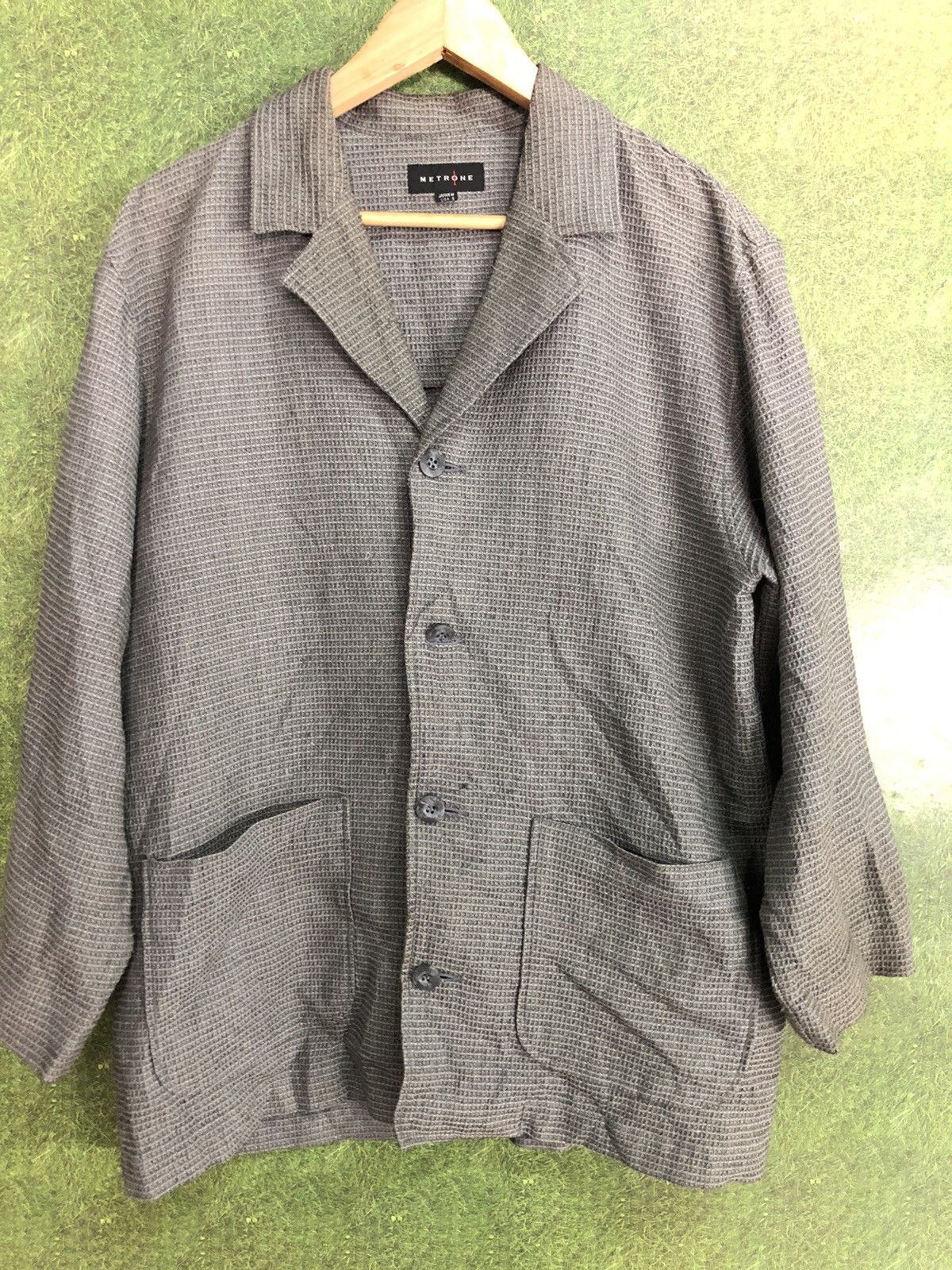 Japanese Brand × Vintage VINTAGE METRONE WOOL DOUBLE POCKET JACKET Size US M / EU 48-50 / 2 - 1 Thumbnail