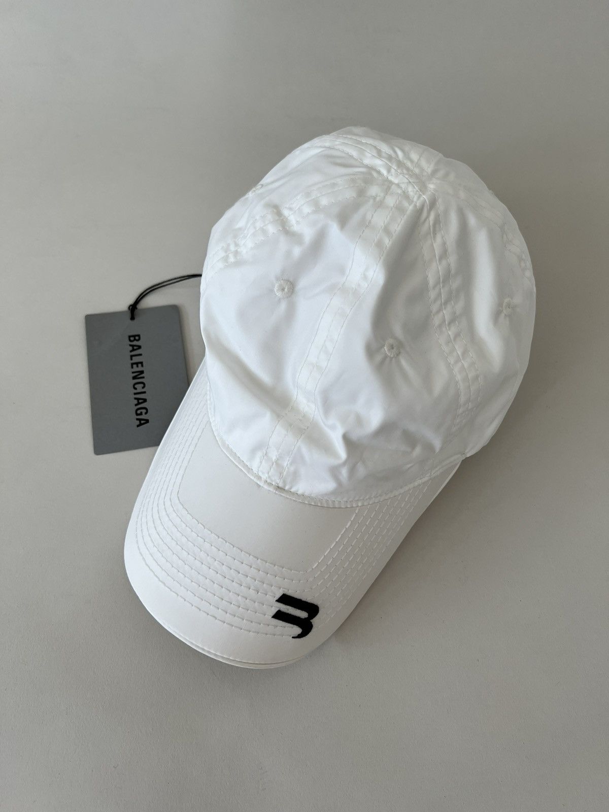 Balenciaga Balenciaga Nylon Logo Cap Size ONE SIZE - 2 Thumbnail