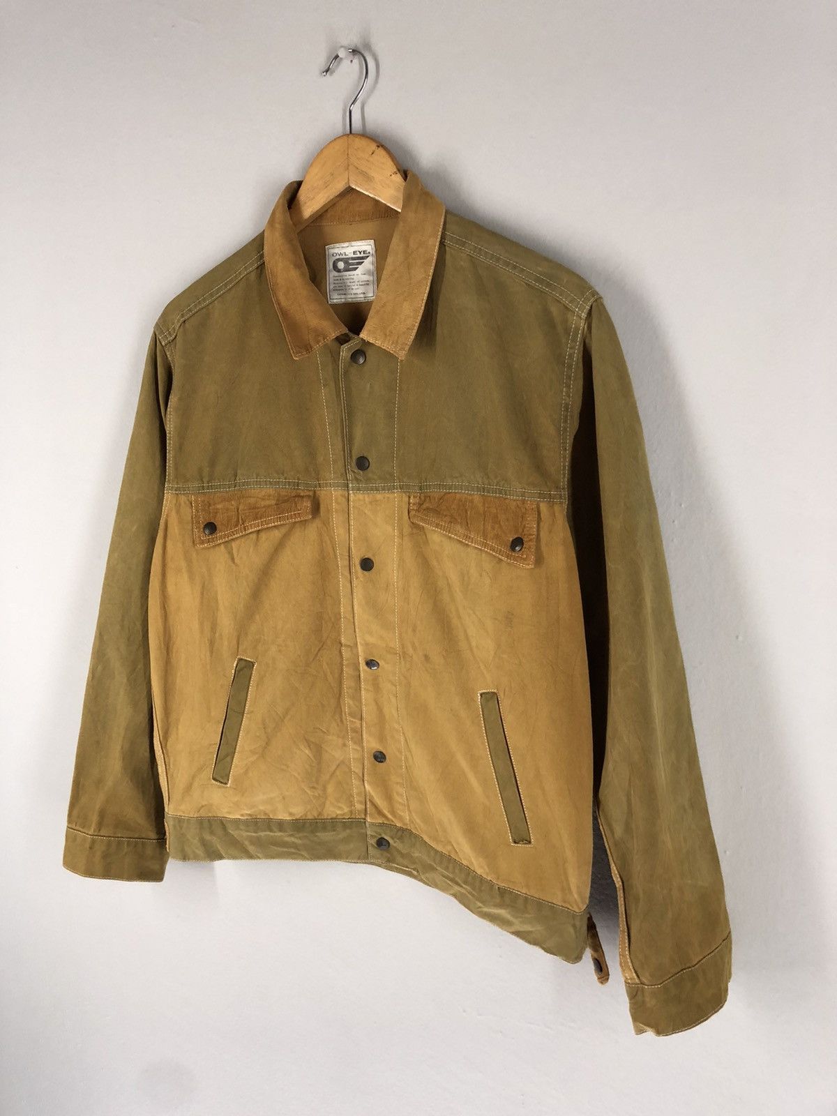 Japanese Brand 🔥RARE VINTAGE OWL-EYE BY DOMINGO INDIGO TRUCKER JACKET Size US M / EU 48-50 / 2 - 7 Thumbnail