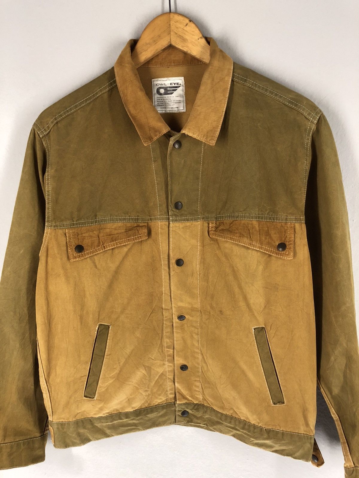 Japanese Brand 🔥RARE VINTAGE OWL-EYE BY DOMINGO INDIGO TRUCKER JACKET Size US M / EU 48-50 / 2 - 8 Thumbnail