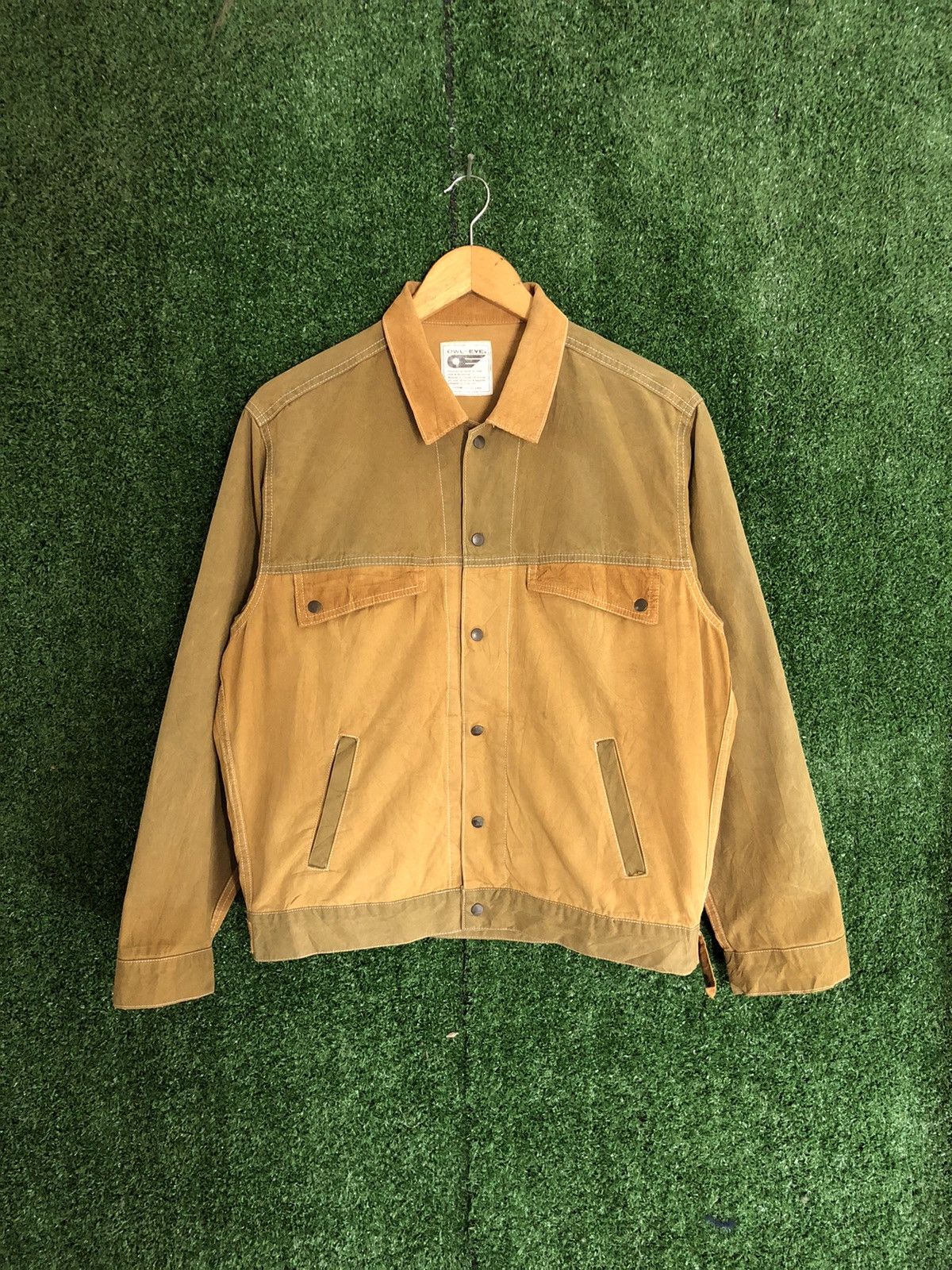 Japanese Brand 🔥RARE VINTAGE OWL-EYE BY DOMINGO INDIGO TRUCKER JACKET Size US M / EU 48-50 / 2 - 3 Thumbnail
