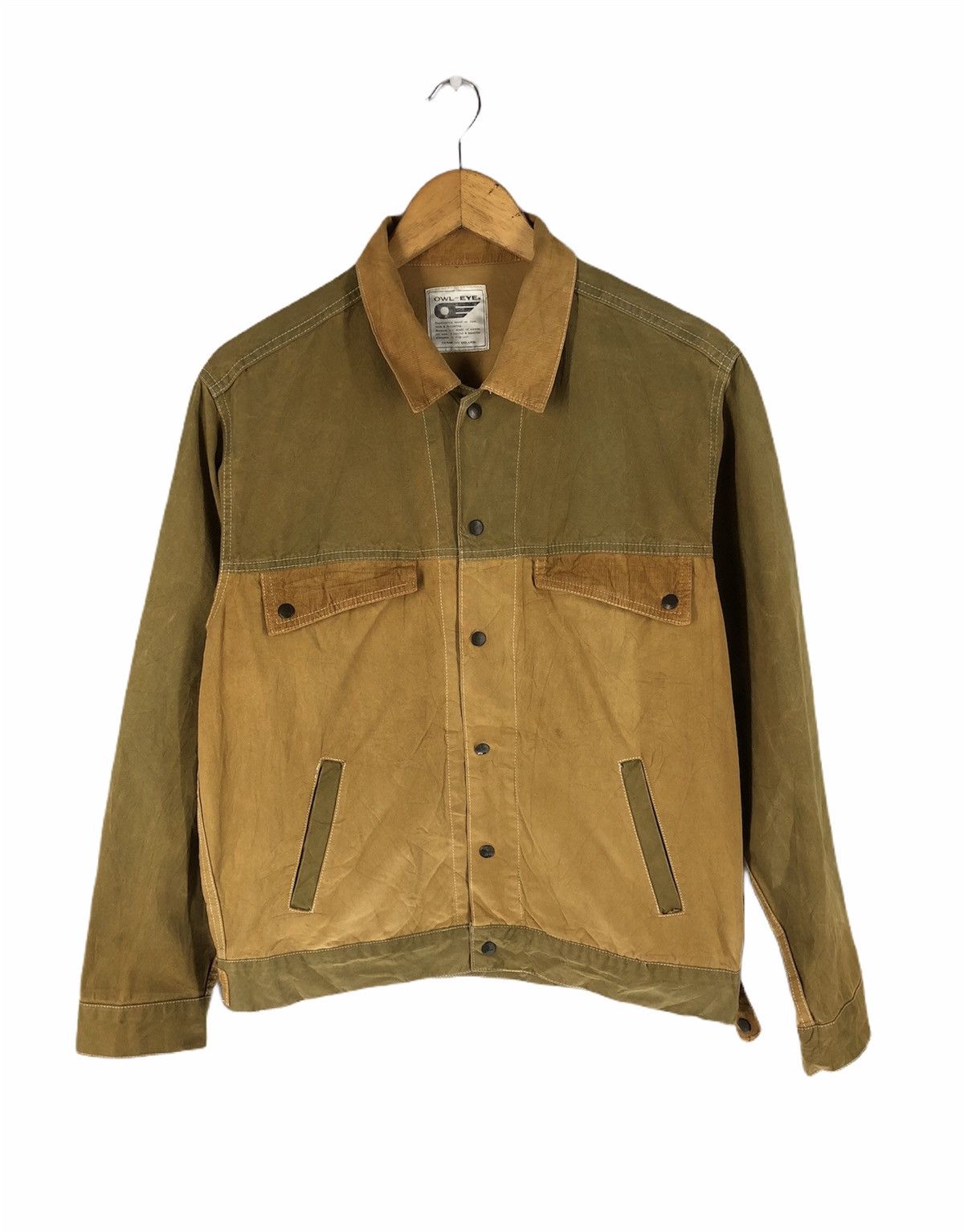 Japanese Brand 🔥RARE VINTAGE OWL-EYE BY DOMINGO INDIGO TRUCKER JACKET Size US M / EU 48-50 / 2 - 1 Thumbnail