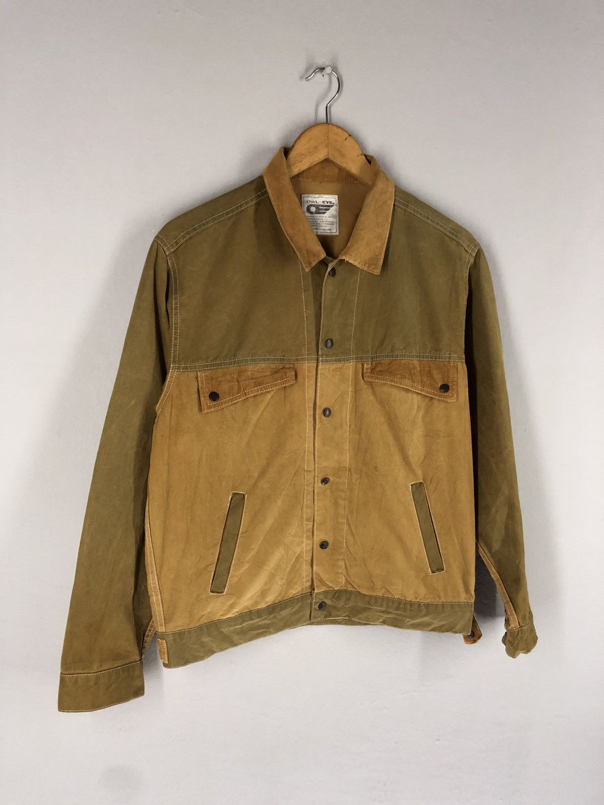 Japanese Brand 🔥RARE VINTAGE OWL-EYE BY DOMINGO INDIGO TRUCKER JACKET Size US M / EU 48-50 / 2 - 6 Thumbnail
