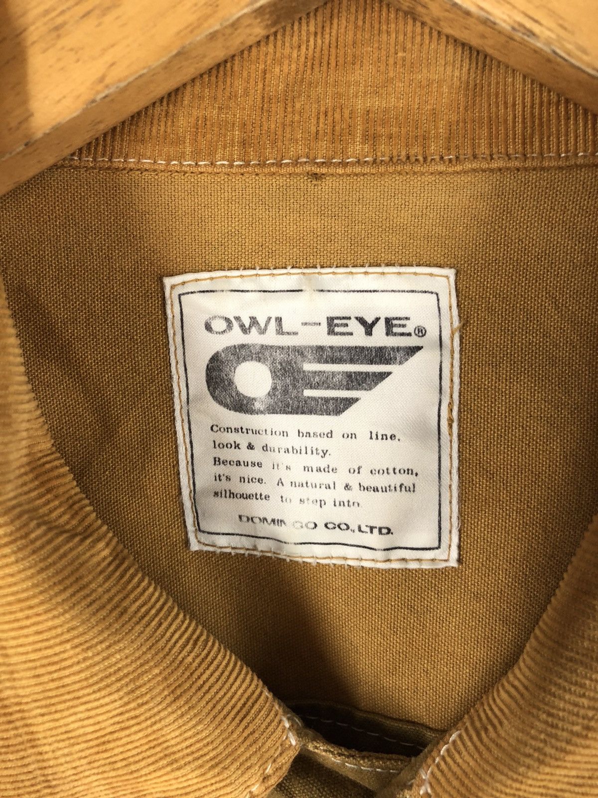 Japanese Brand 🔥RARE VINTAGE OWL-EYE BY DOMINGO INDIGO TRUCKER JACKET Size US M / EU 48-50 / 2 - 9 Thumbnail