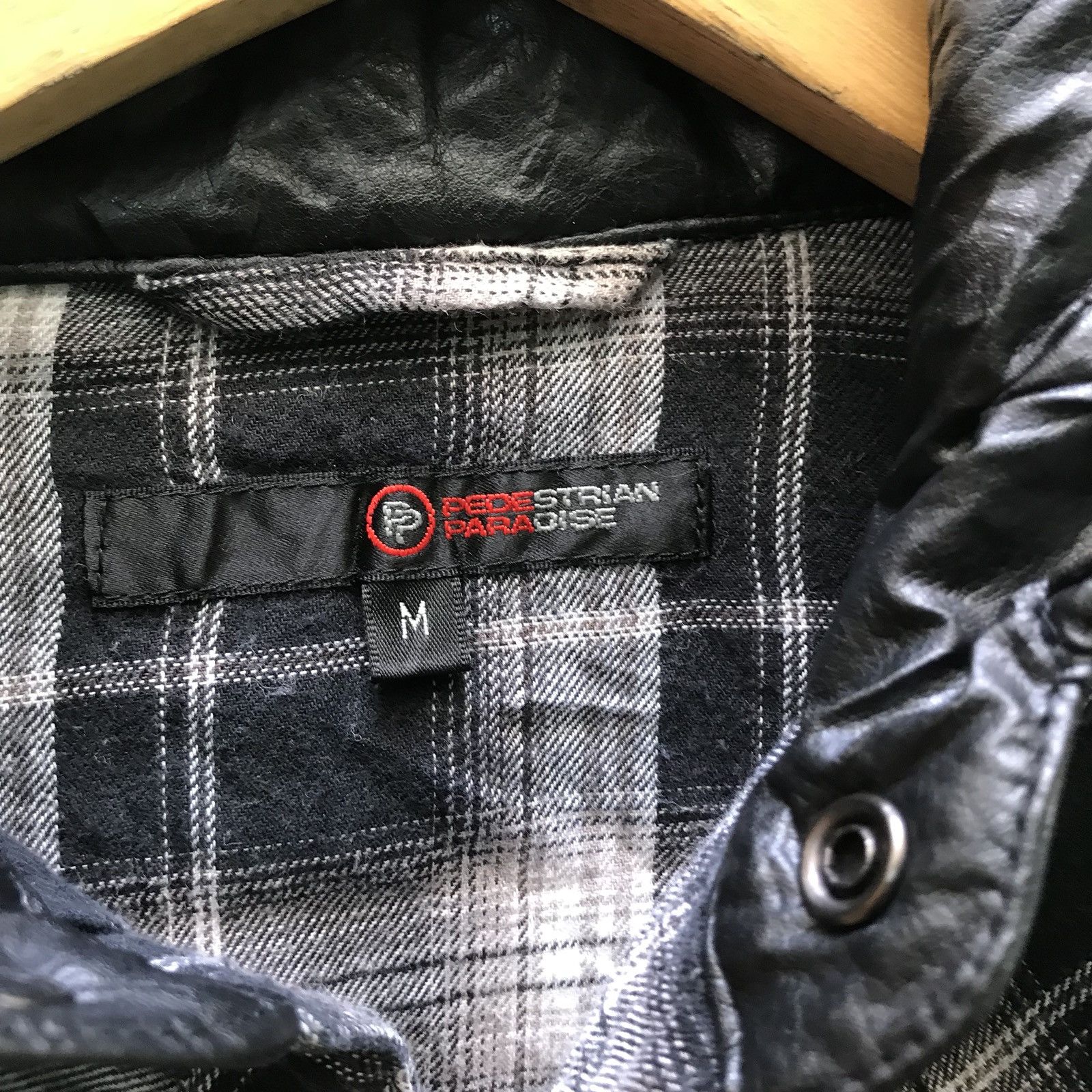Japanese Brand 🔥Pedestrian Paradise Checker Disstressed Snap Button Shirts Size US S / EU 44-46 / 1 - 9 Thumbnail
