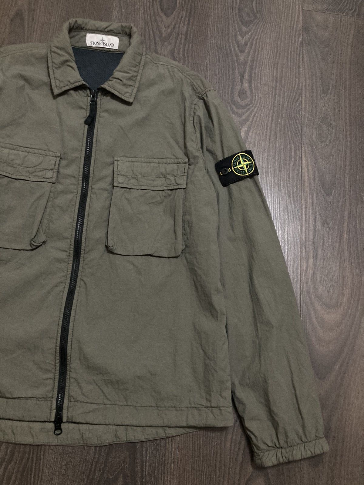 Stone Island STONE ISLAND Zip Overshirt Jacket New Size US M / EU 48-50 / 2 - 2 Thumbnail