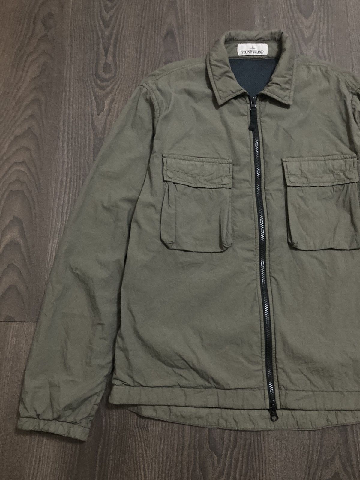 Stone Island STONE ISLAND Zip Overshirt Jacket New Size US M / EU 48-50 / 2 - 3 Thumbnail