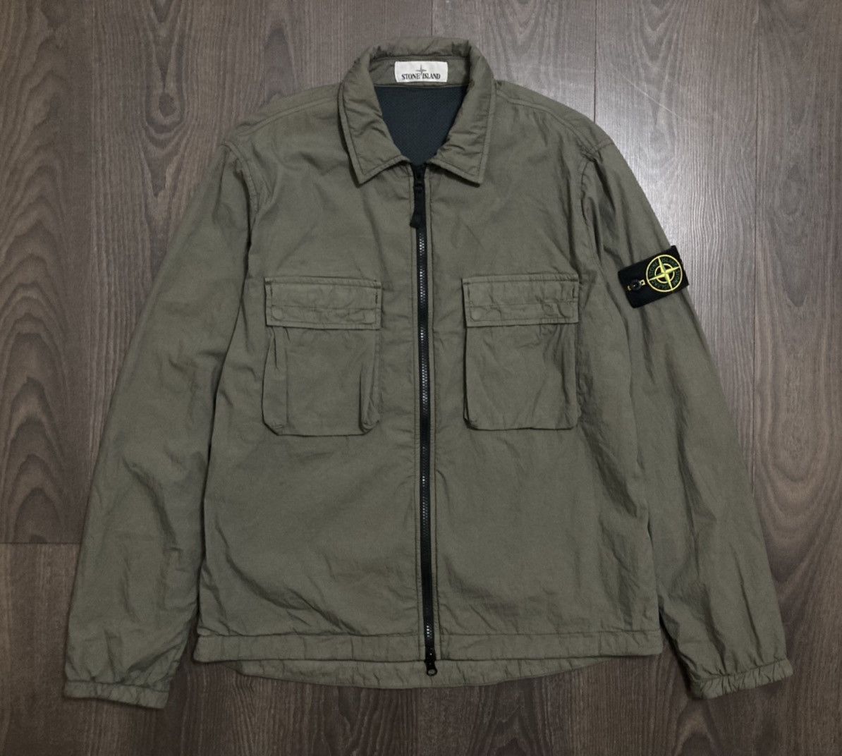 Stone Island STONE ISLAND Zip Overshirt Jacket New Size US M / EU 48-50 / 2 - 1 Thumbnail