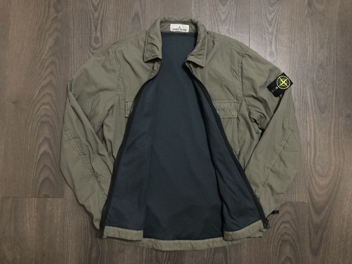Stone Island STONE ISLAND Zip Overshirt Jacket New Size US M / EU 48-50 / 2 - 8 Thumbnail