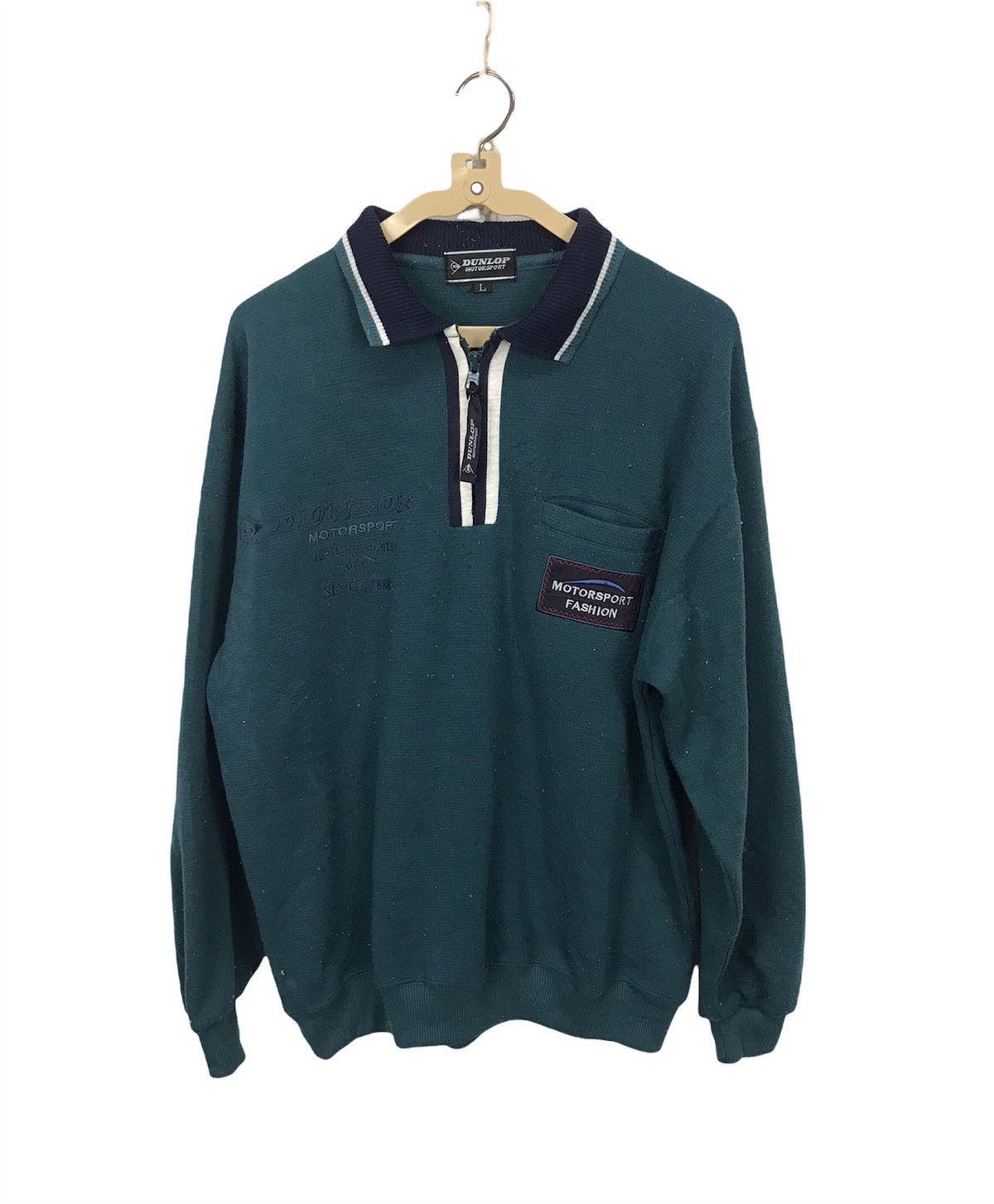 Dunlop × Sports Specialties Dunlop Motorsport half zipper sweatshirt Size US M / EU 48-50 / 2 - 1 Thumbnail