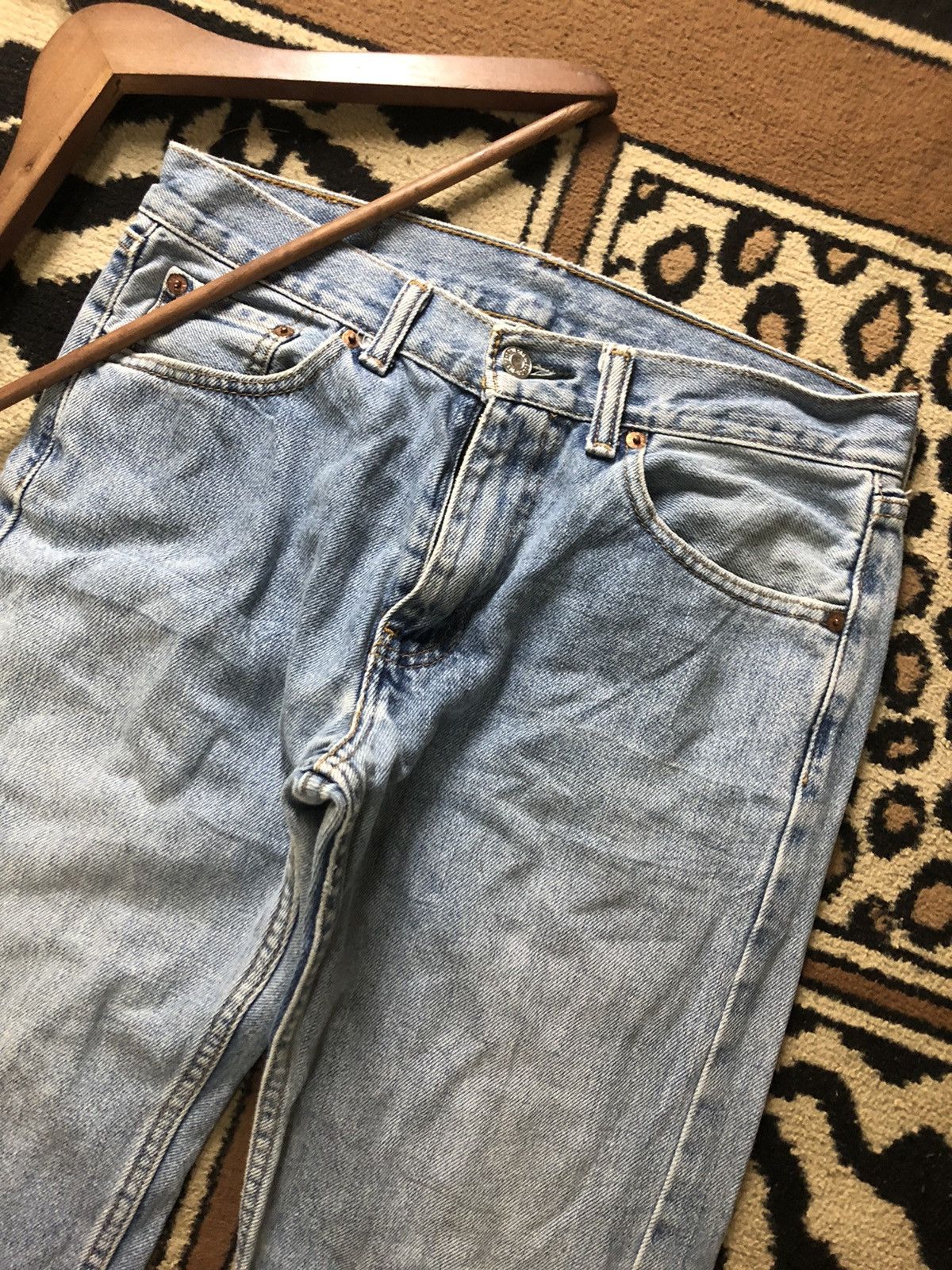 Levi's × Levi's Vintage Clothing × Vintage VINTAGE LEVIS 505 BLUE WASH DENIM Size US 29 - 4 Thumbnail