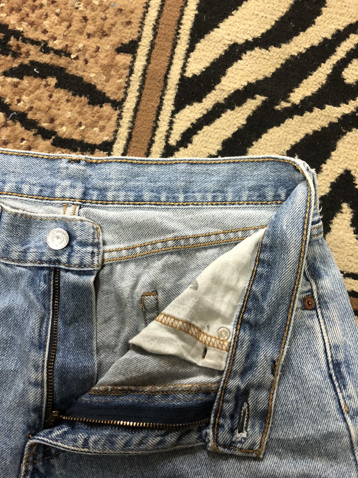 Levi's × Levi's Vintage Clothing × Vintage VINTAGE LEVIS 505 BLUE WASH DENIM Size US 29 - 6 Thumbnail