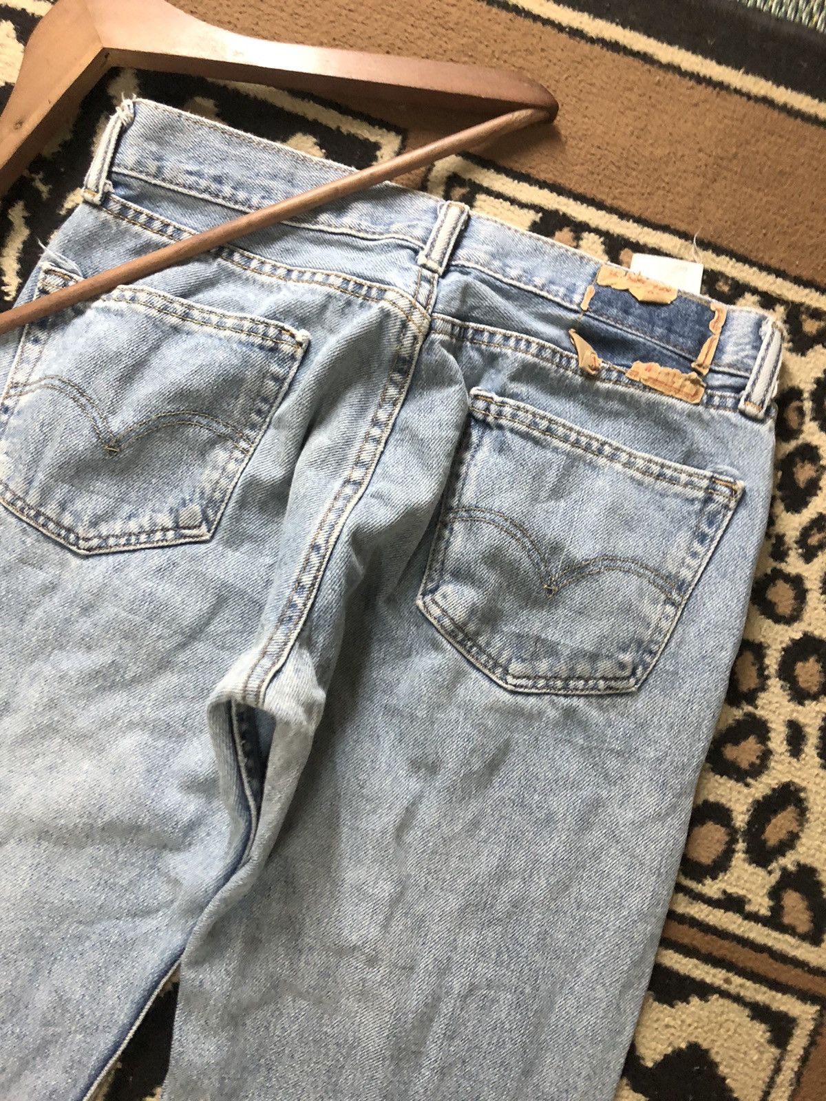 Levi's × Levi's Vintage Clothing × Vintage VINTAGE LEVIS 505 BLUE WASH DENIM Size US 29 - 2 Thumbnail