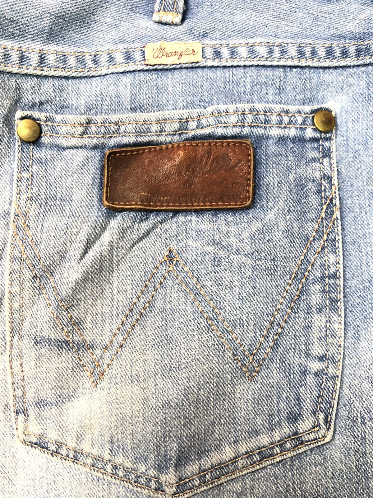 Edwin × Vintage VINTAGE EDWIN BLUE WASH DISSTRESSED DENIM Size US 32 / EU 48 - 12 Thumbnail