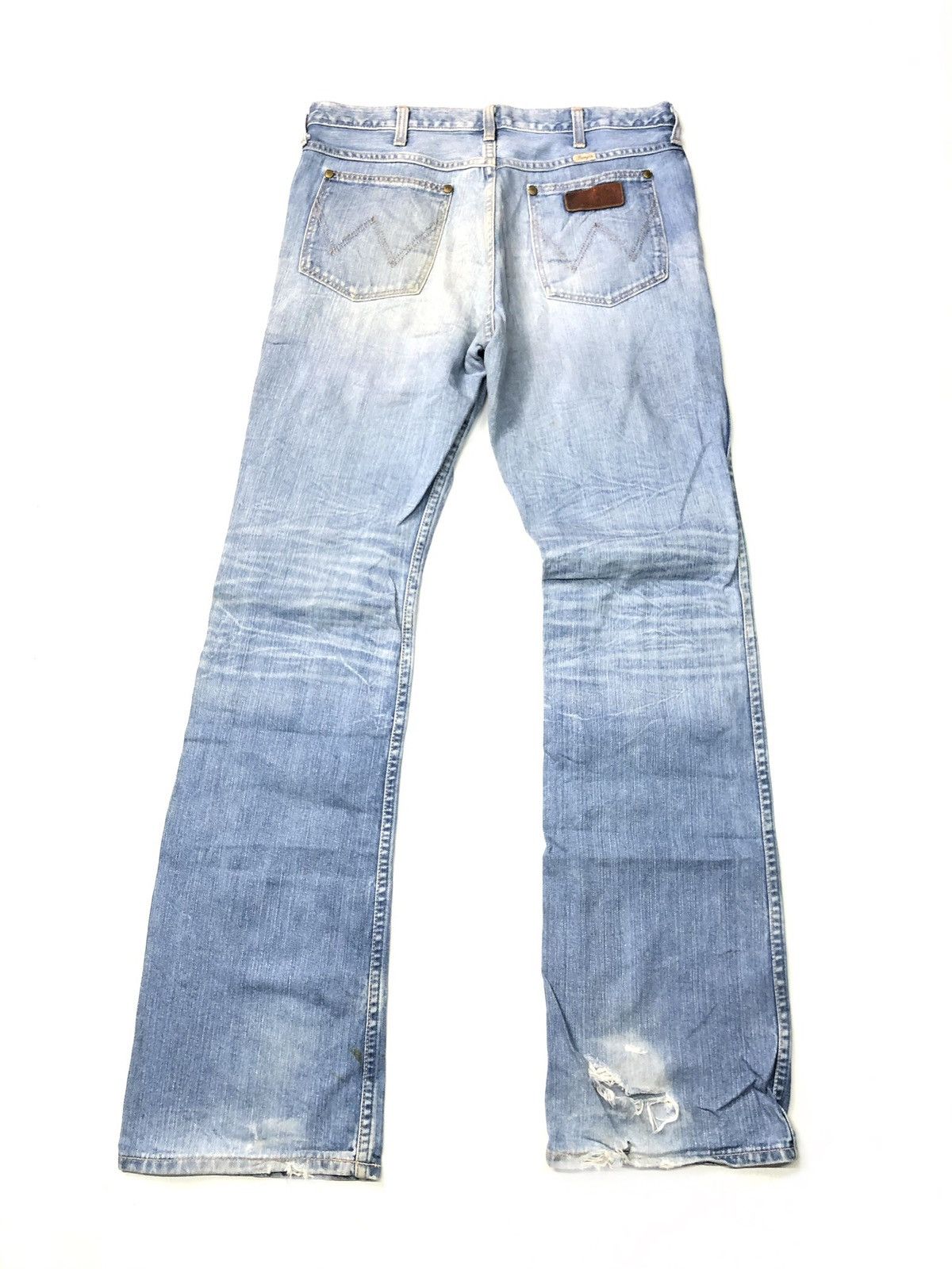 Edwin × Vintage VINTAGE EDWIN BLUE WASH DISSTRESSED DENIM Size US 32 / EU 48 - 11 Thumbnail