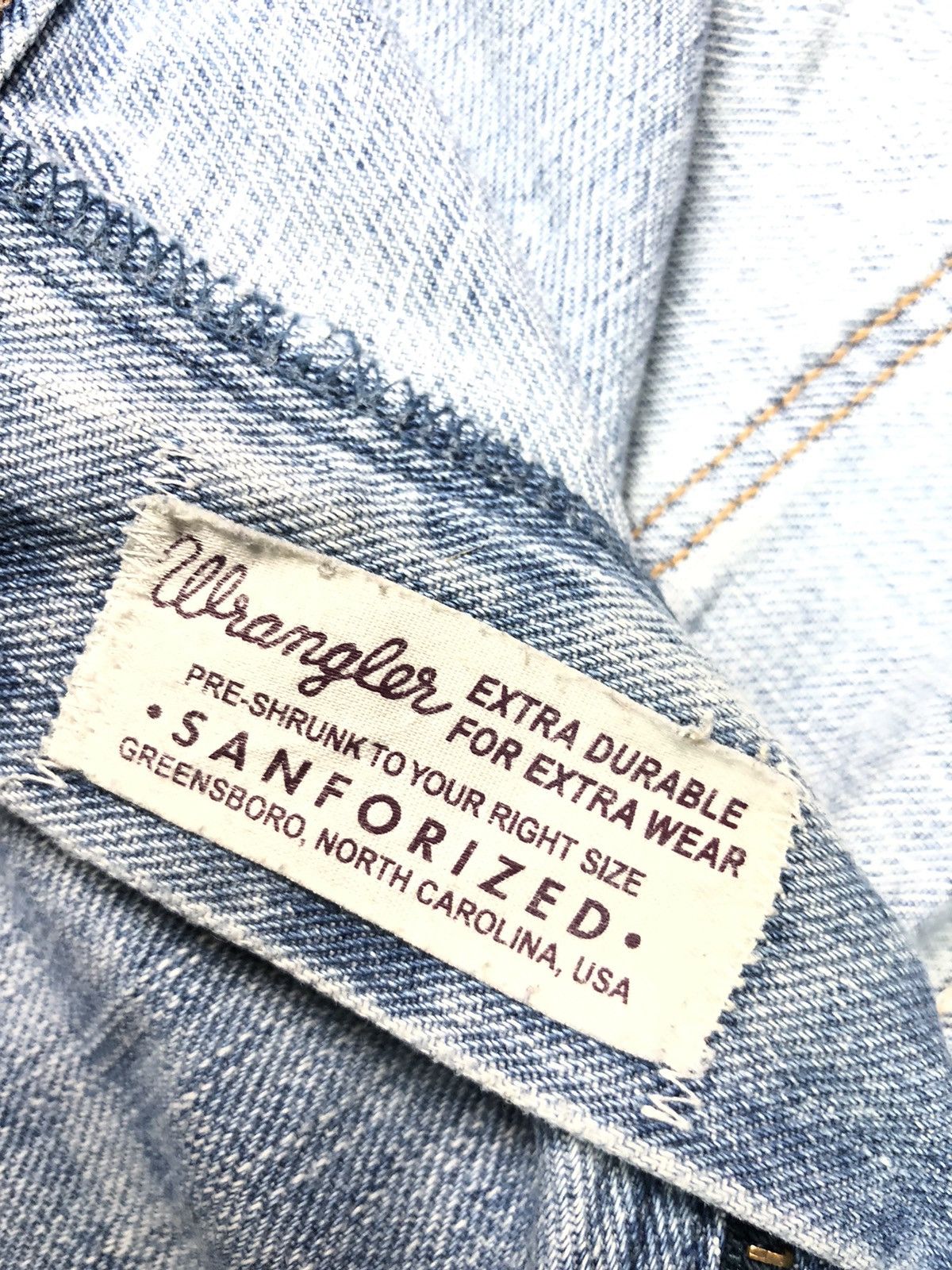 Edwin × Vintage VINTAGE EDWIN BLUE WASH DISSTRESSED DENIM Size US 32 / EU 48 - 7 Thumbnail