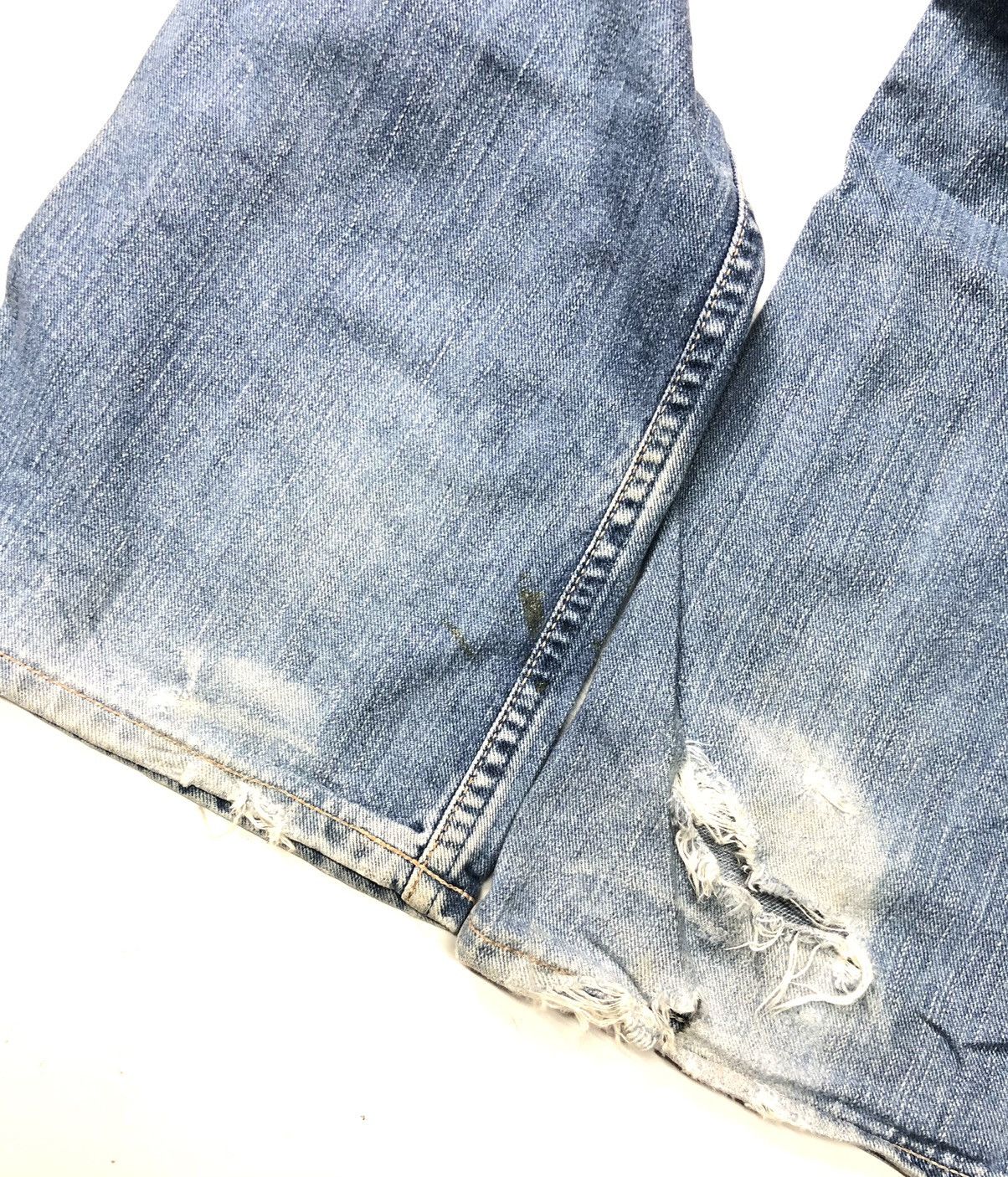Edwin × Vintage VINTAGE EDWIN BLUE WASH DISSTRESSED DENIM Size US 32 / EU 48 - 10 Thumbnail