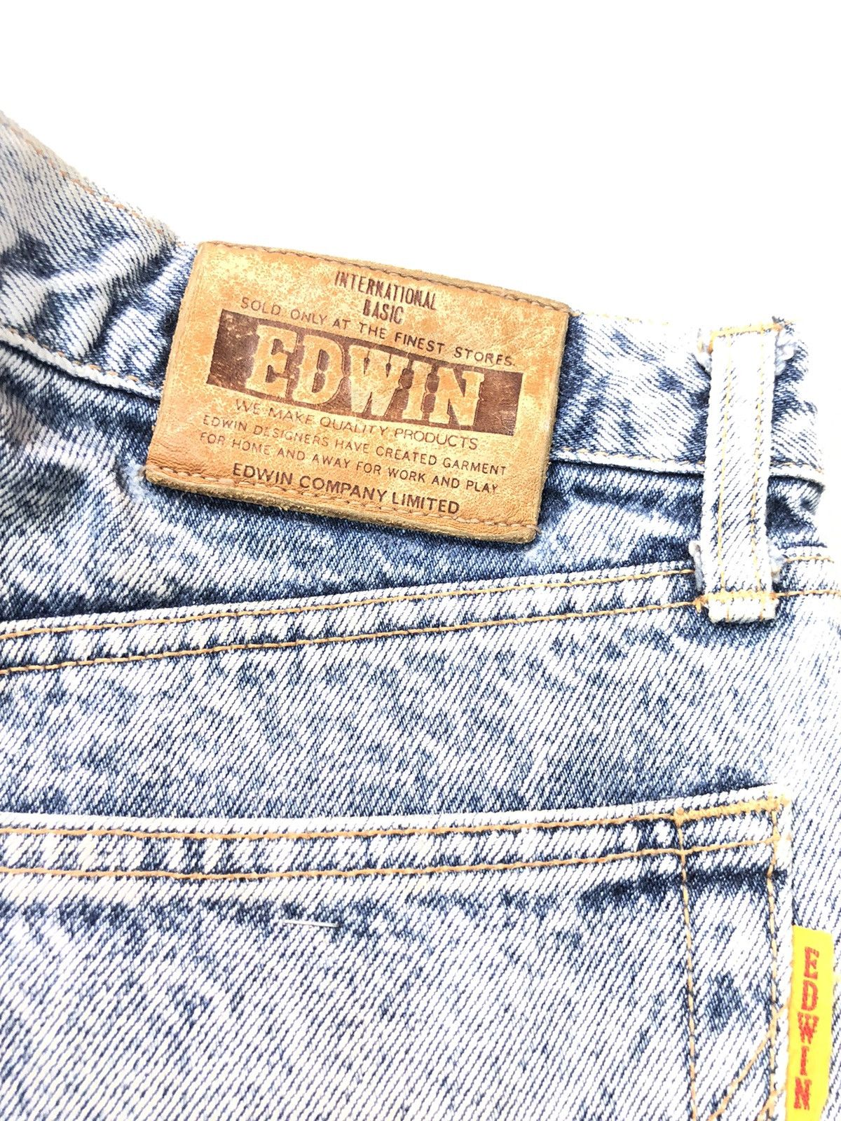 Edwin × Vintage VINTAGE EDWIN STONE WASH DENIM DESIGN STYLE Size US 31 - 13 Thumbnail