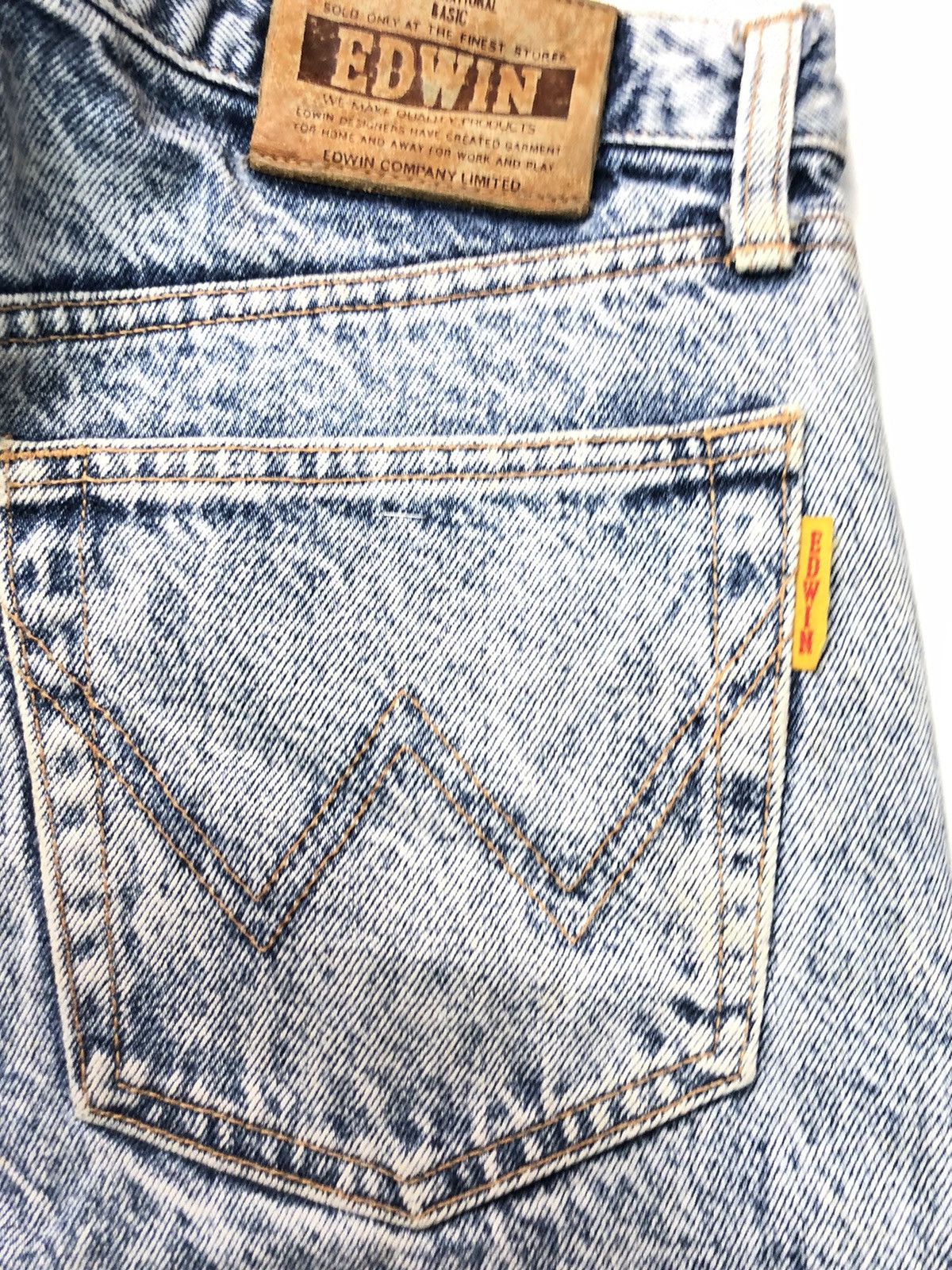 Edwin × Vintage VINTAGE EDWIN STONE WASH DENIM DESIGN STYLE Size US 31 - 12 Thumbnail
