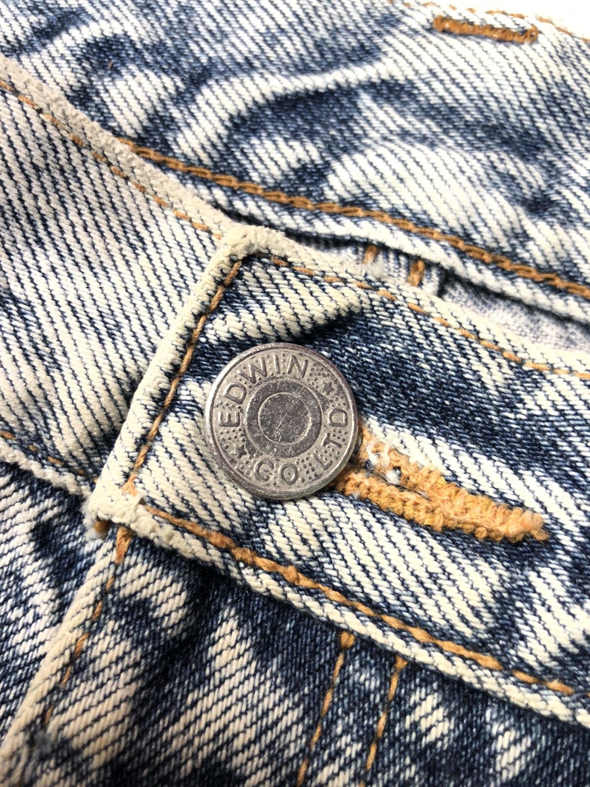 Edwin × Vintage VINTAGE EDWIN STONE WASH DENIM DESIGN STYLE Size US 31 - 5 Thumbnail