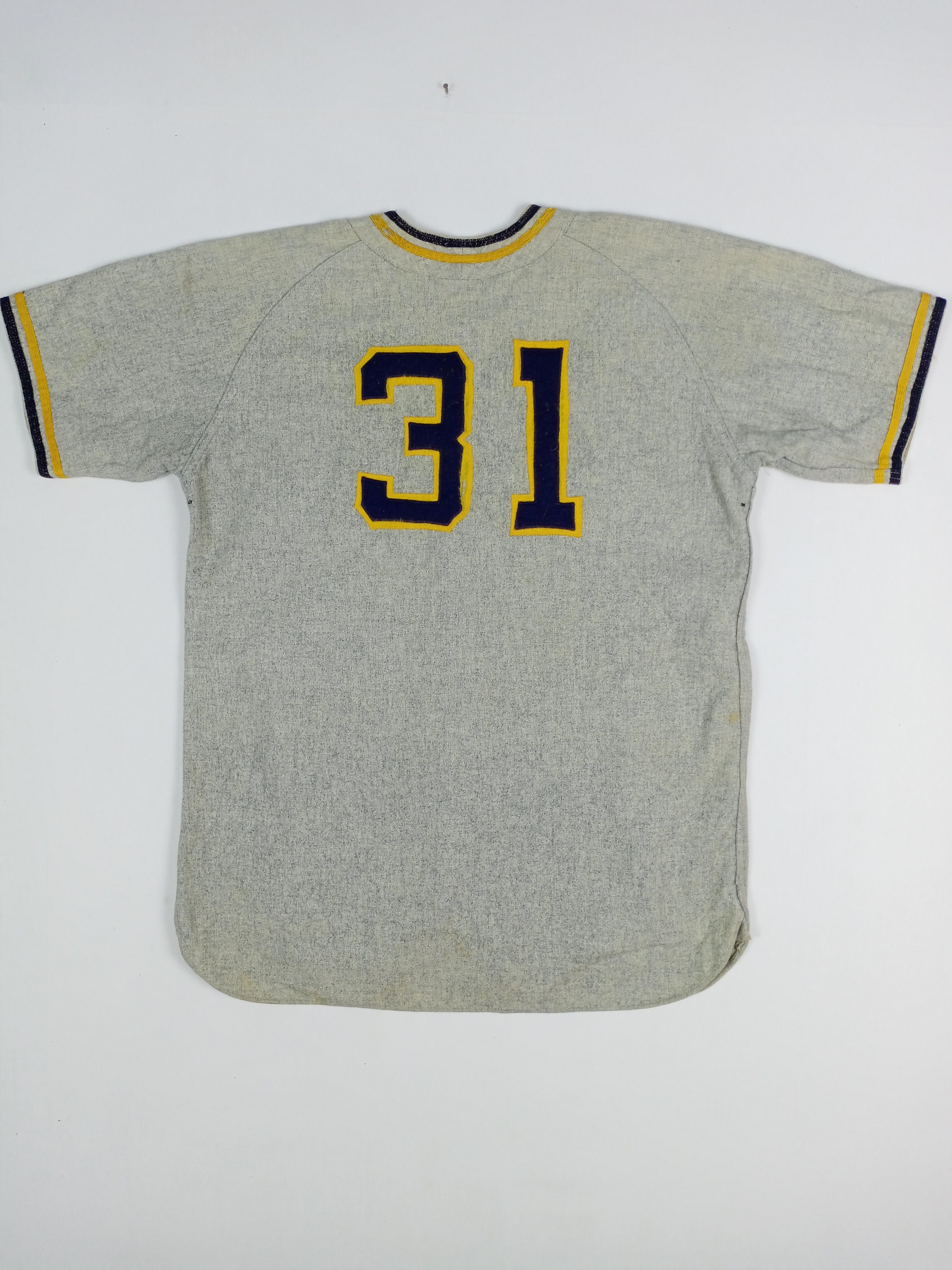 CSB × NFL × Vintage Mega rare! True Vintage 30s Wool Baseball Jersey Rude Ruth Size US XL / EU 56 / 4 - 5 Thumbnail