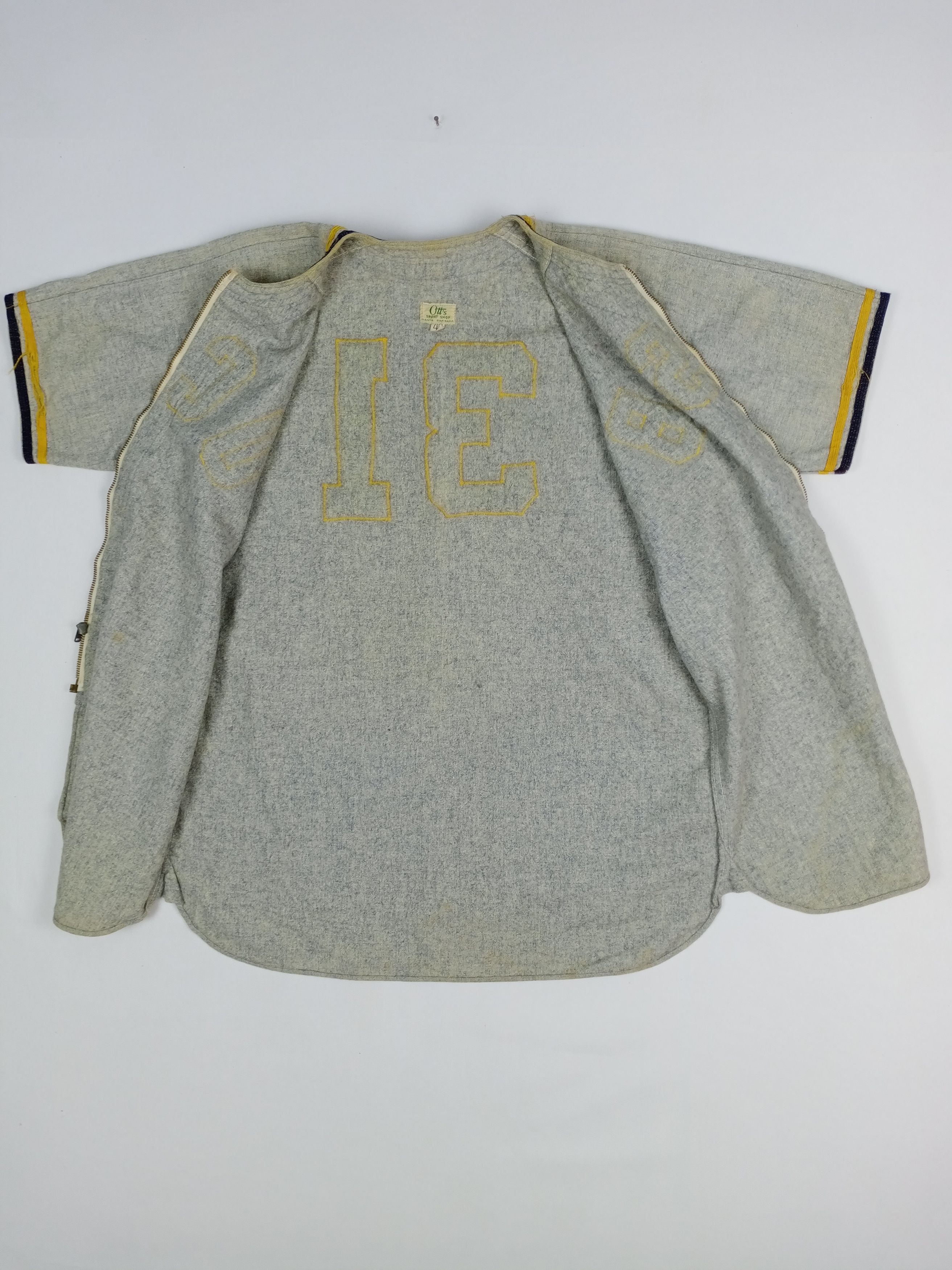 CSB × NFL × Vintage Mega rare! True Vintage 30s Wool Baseball Jersey Rude Ruth Size US XL / EU 56 / 4 - 9 Thumbnail