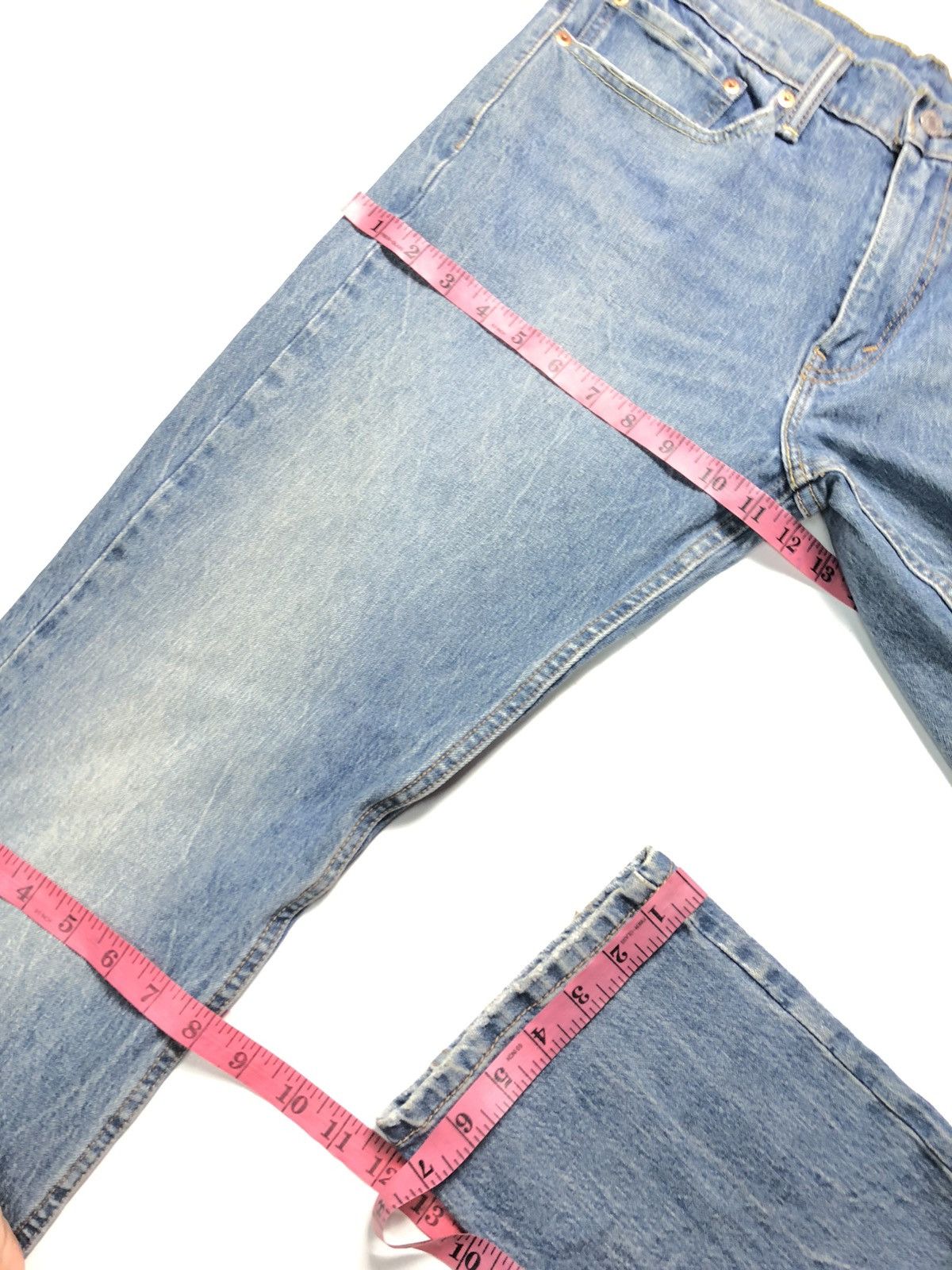 Levi's × Vintage VINTAGE LEVIS 511 BLUE WASH DISTRESSED DENIM Size US 33 - 19 Thumbnail