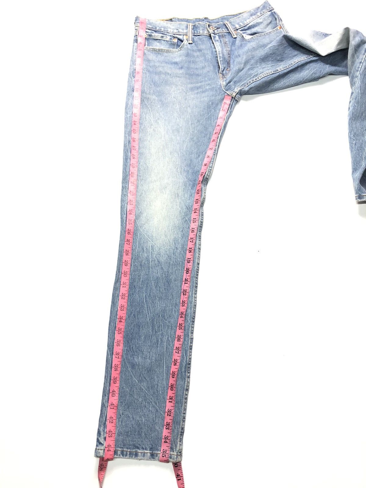 Levi's × Vintage VINTAGE LEVIS 511 BLUE WASH DISTRESSED DENIM Size US 33 - 18 Thumbnail