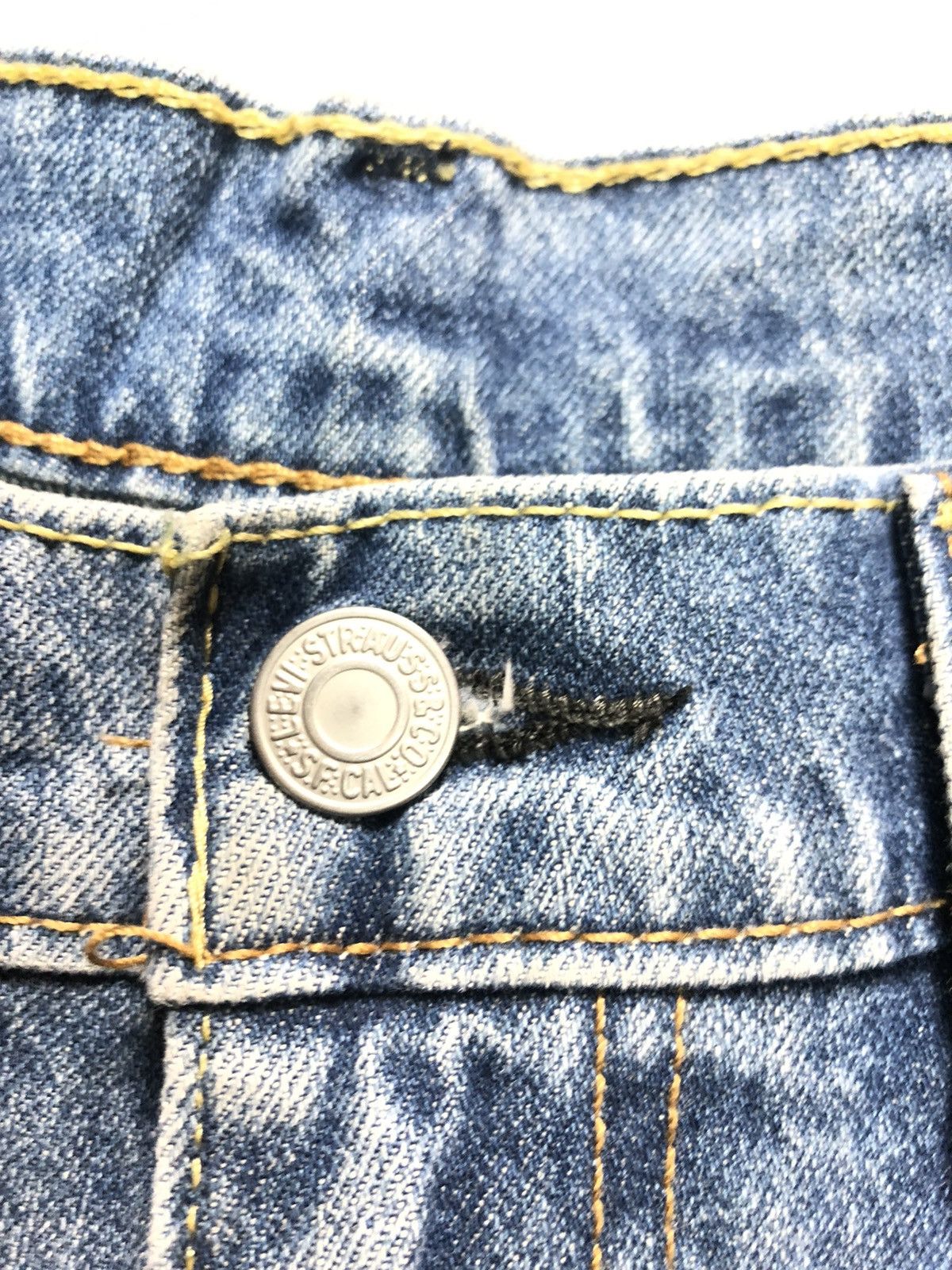 Levi's × Vintage VINTAGE LEVIS 511 BLUE WASH DISTRESSED DENIM Size US 33 - 4 Thumbnail