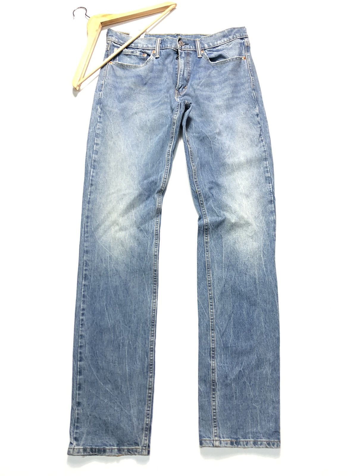Levi's × Vintage VINTAGE LEVIS 511 BLUE WASH DISTRESSED DENIM Size US 33 - 2 Thumbnail