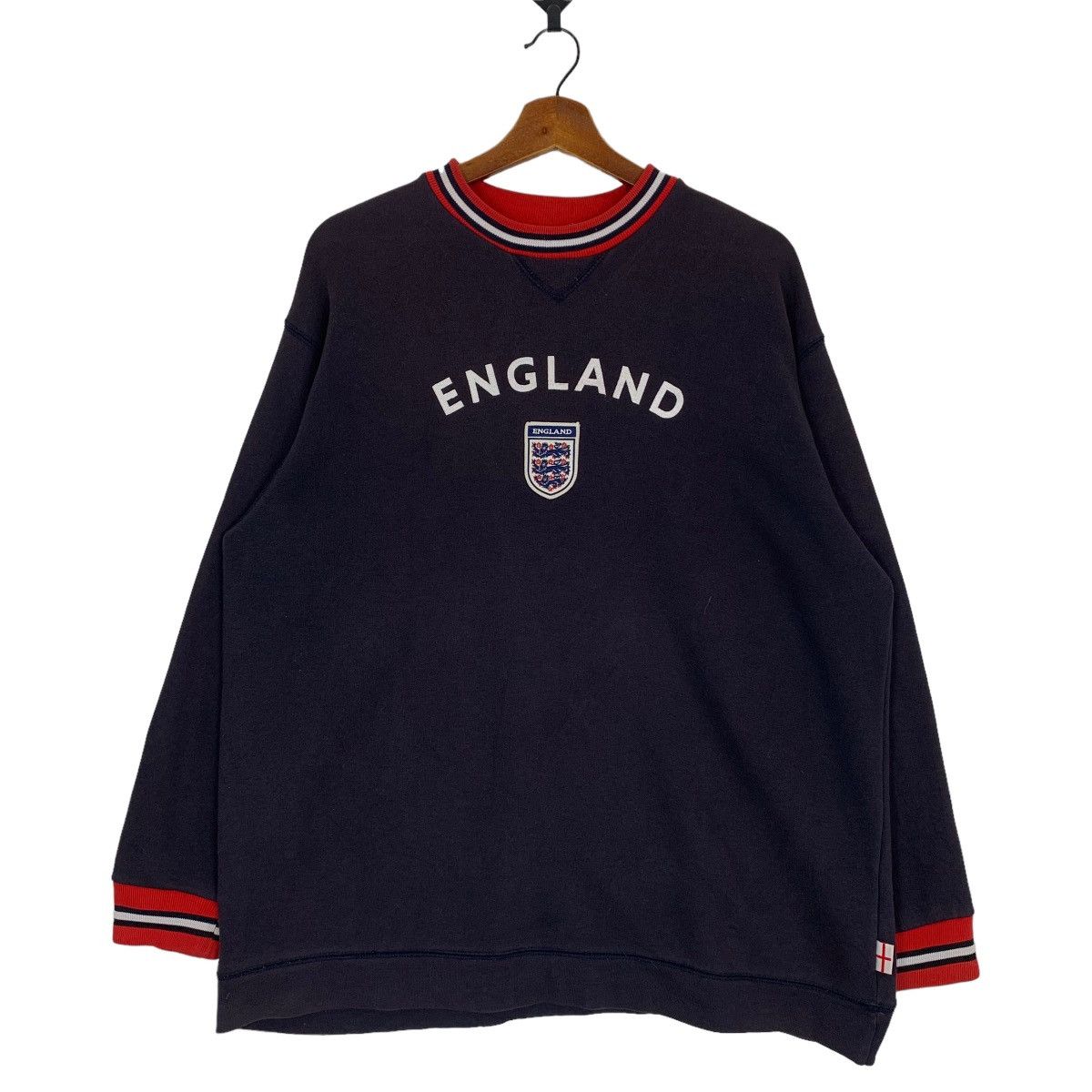 Vintage Football Team England Sweatshirt