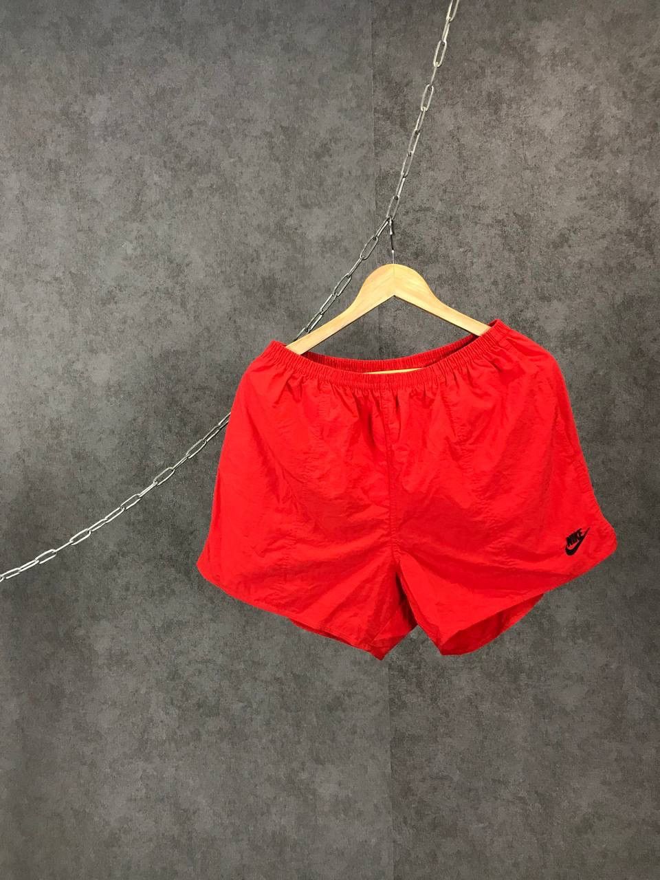 Nike Nike swoosh streetwear vintage nylon shorts Size US 34 / EU 50 - 1 Thumbnail