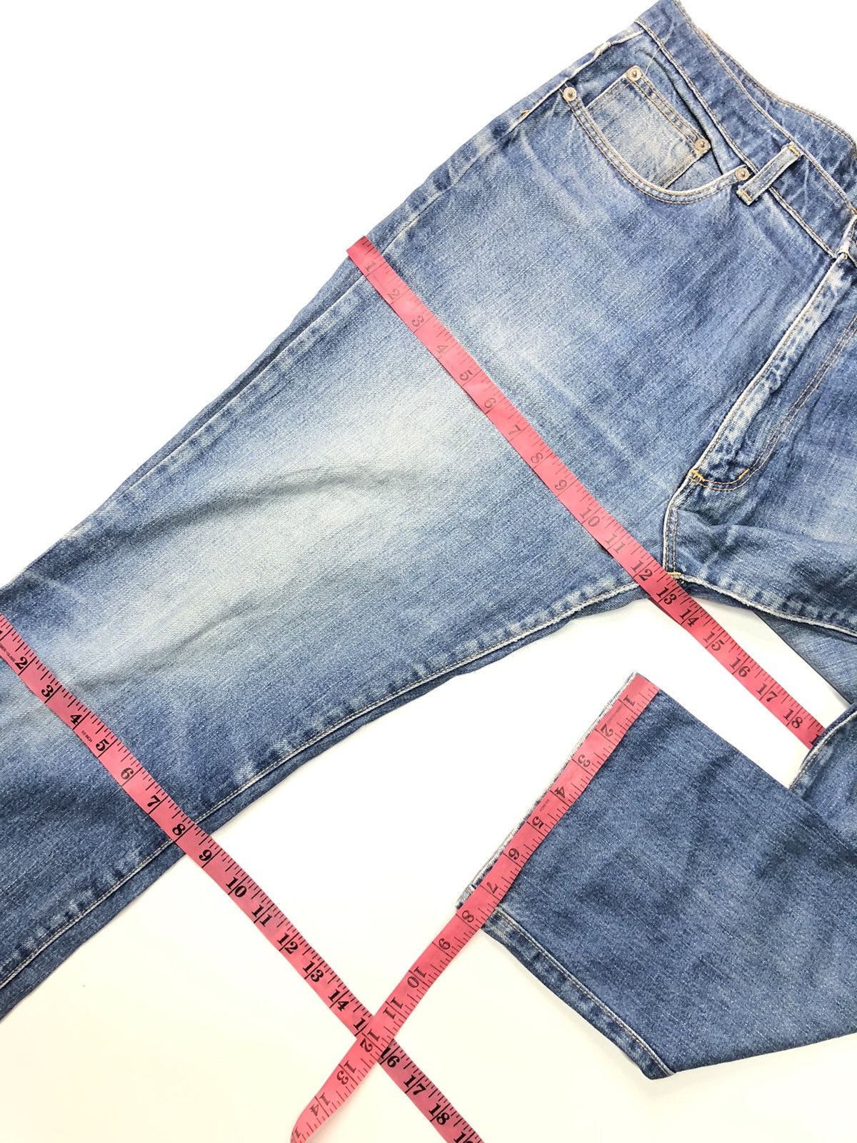 Edwin × Vintage VINTAGE EDWIN BLUE WASH DENIM Size US 32 / EU 48 - 17 Thumbnail