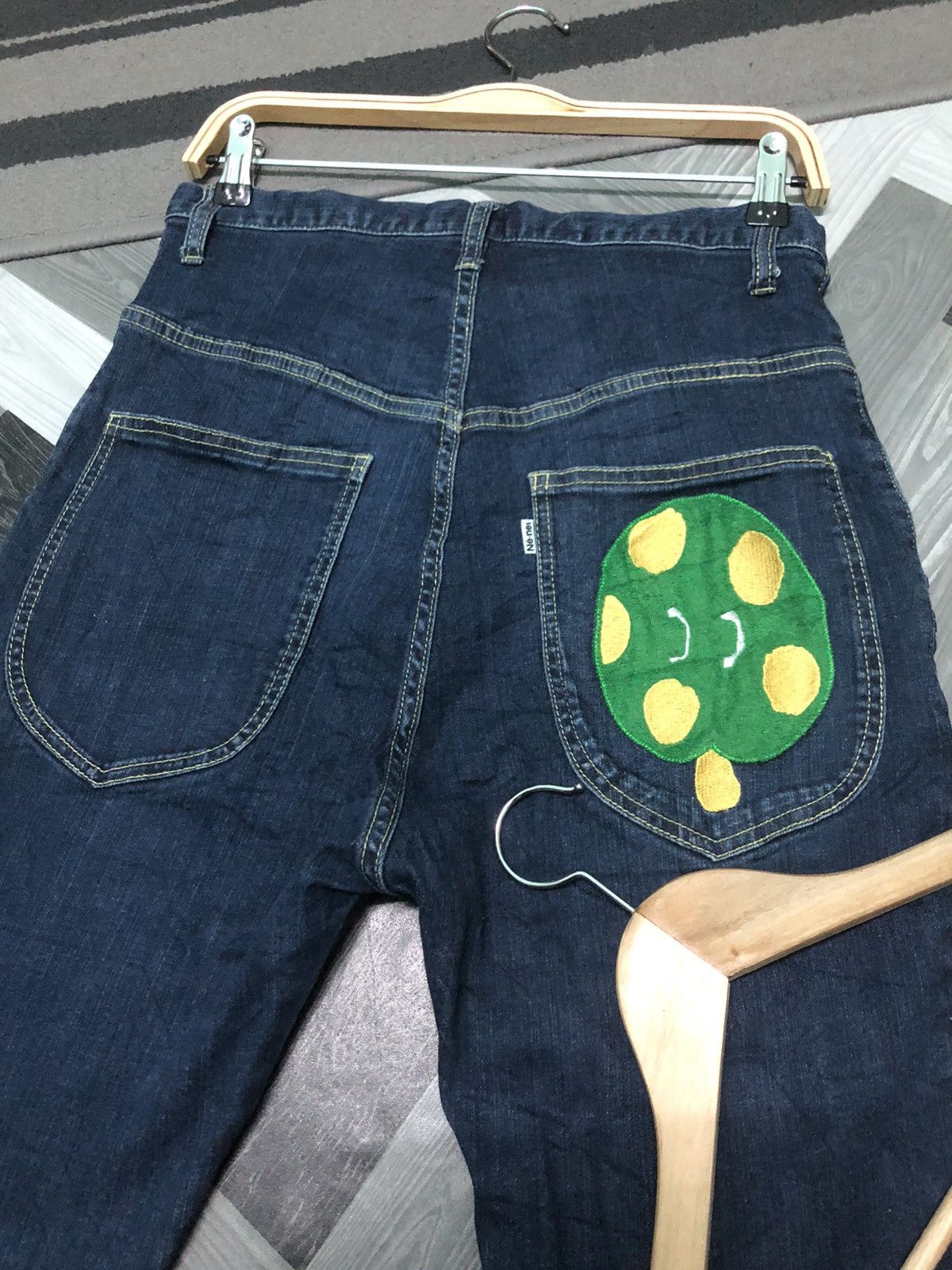 Issey Miyake × Japanese Brand × Ne-Net Ne-NET ISSEY MIYAKE CROPPED HIGH RISE DENIM JEANS Size US 30 / EU 46 - 8 Thumbnail