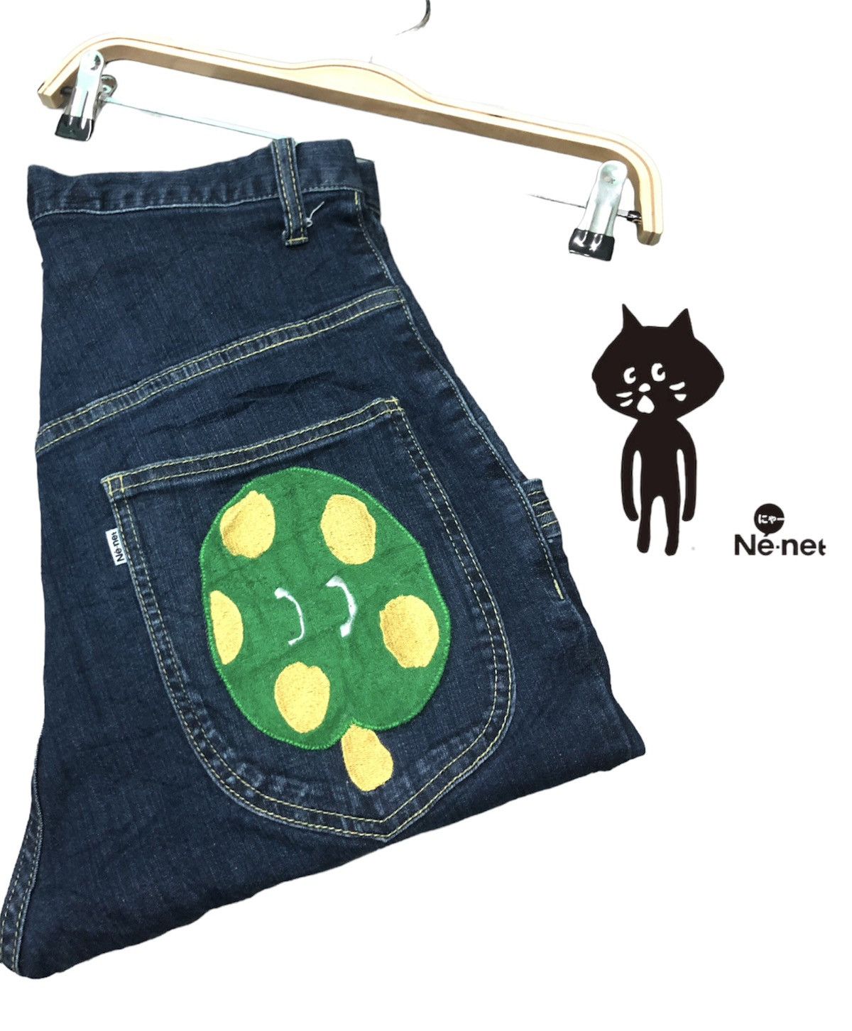 Issey Miyake × Japanese Brand × Ne-Net Ne-NET ISSEY MIYAKE CROPPED HIGH RISE DENIM JEANS Size US 30 / EU 46 - 3 Thumbnail