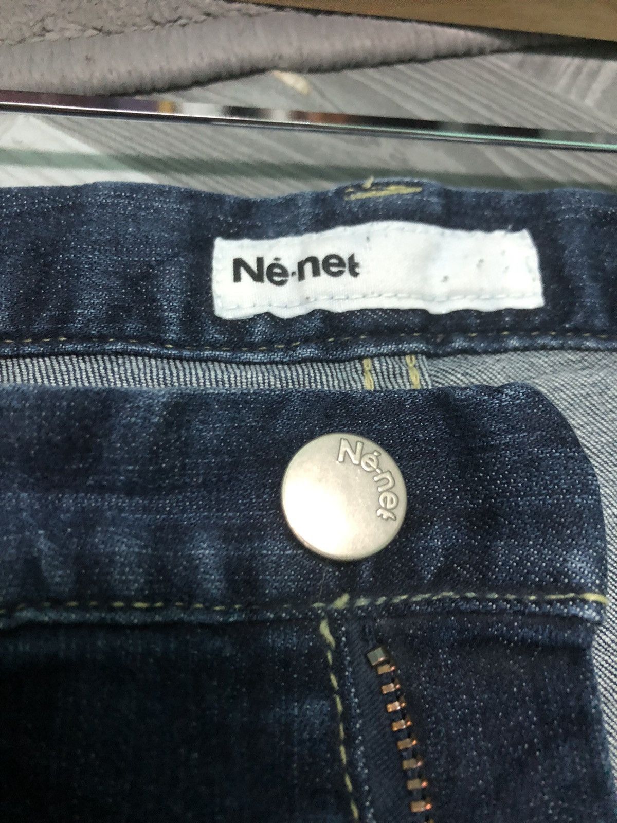 Issey Miyake × Japanese Brand × Ne-Net Ne-NET ISSEY MIYAKE CROPPED HIGH RISE DENIM JEANS Size US 30 / EU 46 - 5 Thumbnail