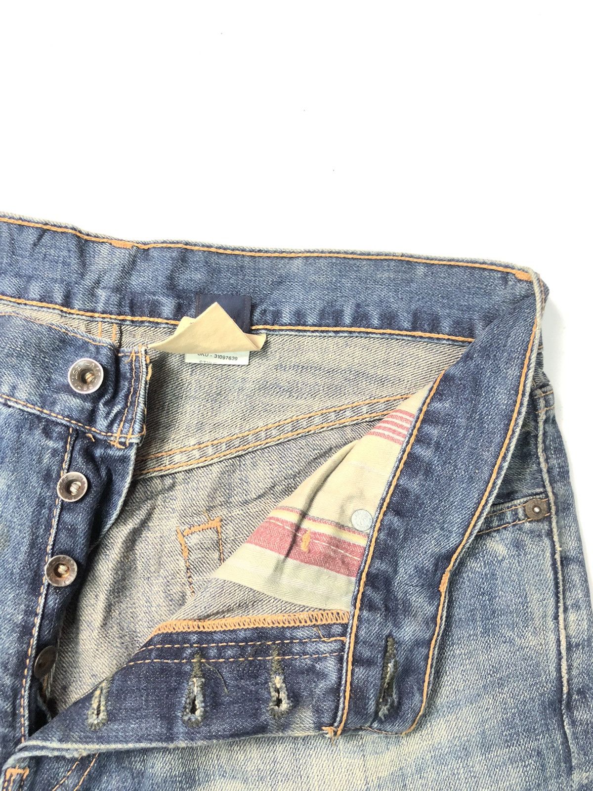 Abercrombie & Fitch × Vintage VINTAGE A&F BLUE WASH DISSTRESSED DENIM Size US 30 / EU 46 - 6 Thumbnail